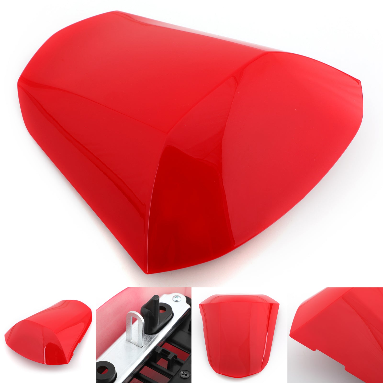 Matkustajan taka-Tank-Suzuki GSXR GSX-R 1000/1000R Yhteensopiva 2017-2024-musta yhteensopiva