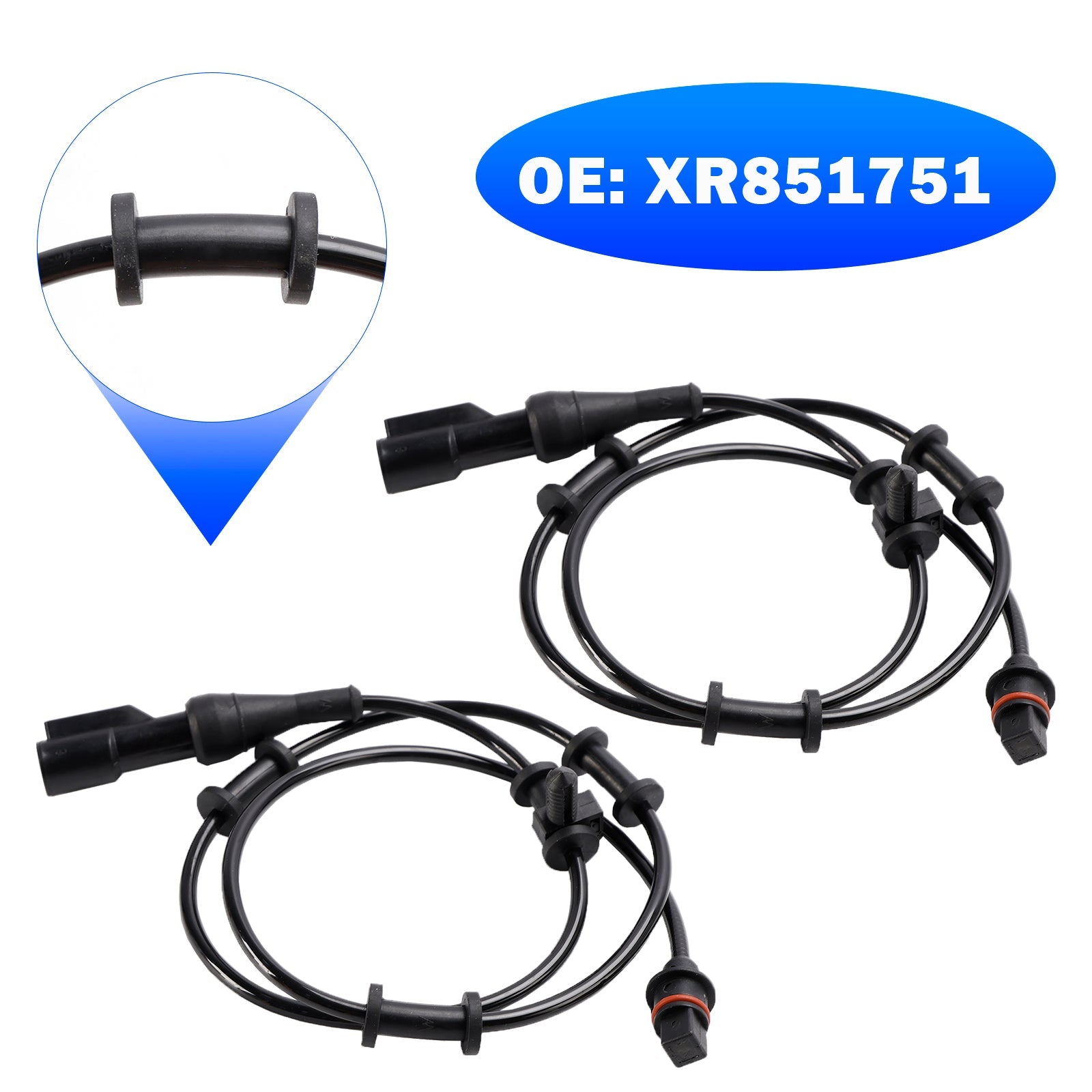 Sensores de velocidad de rueda delantera ABS XR851751 para JAGUAR XF X250 3.0D 2X 2009-2015