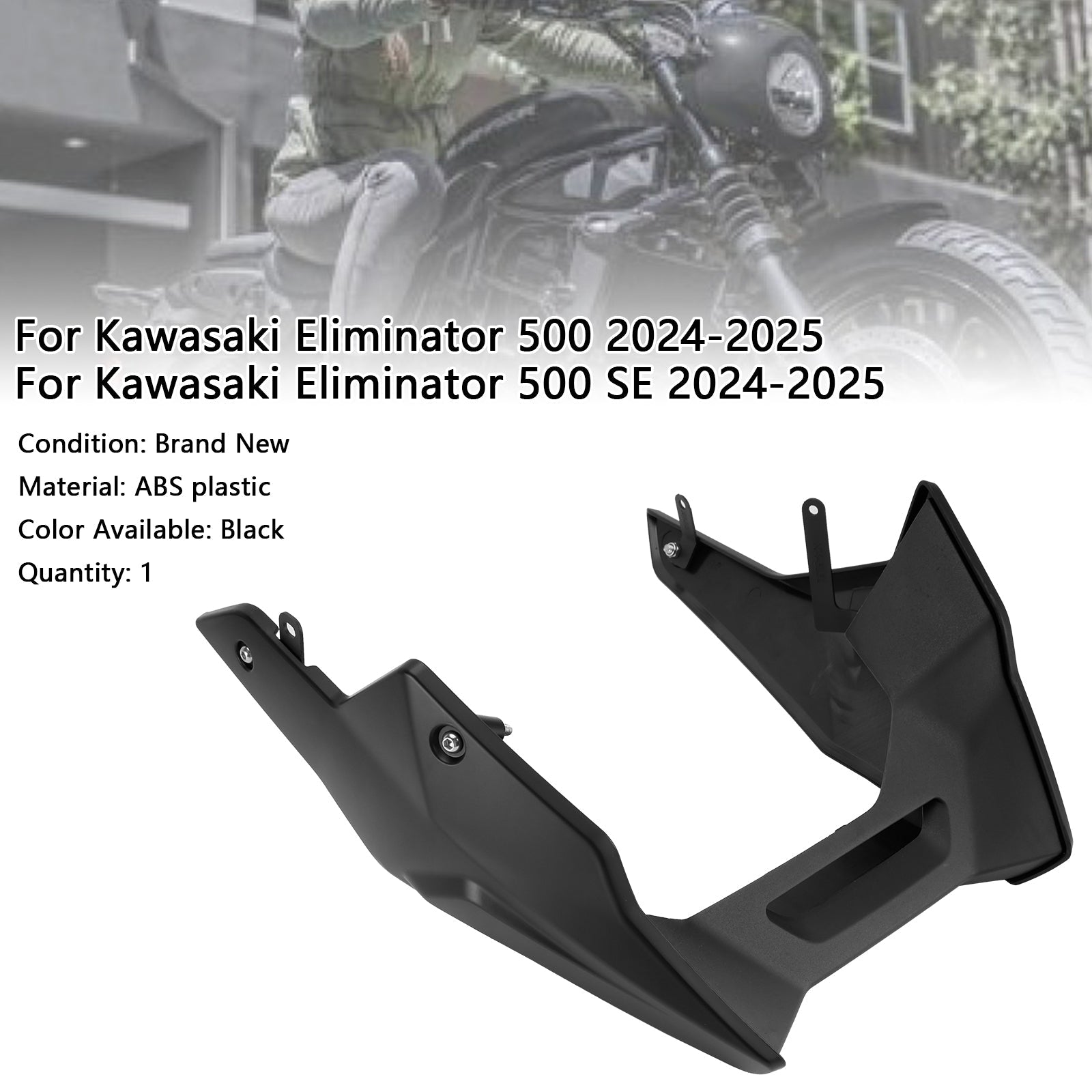 Carénages inférieurs complets pour Kawasaki Eliminator 400/450/500 2024-2025