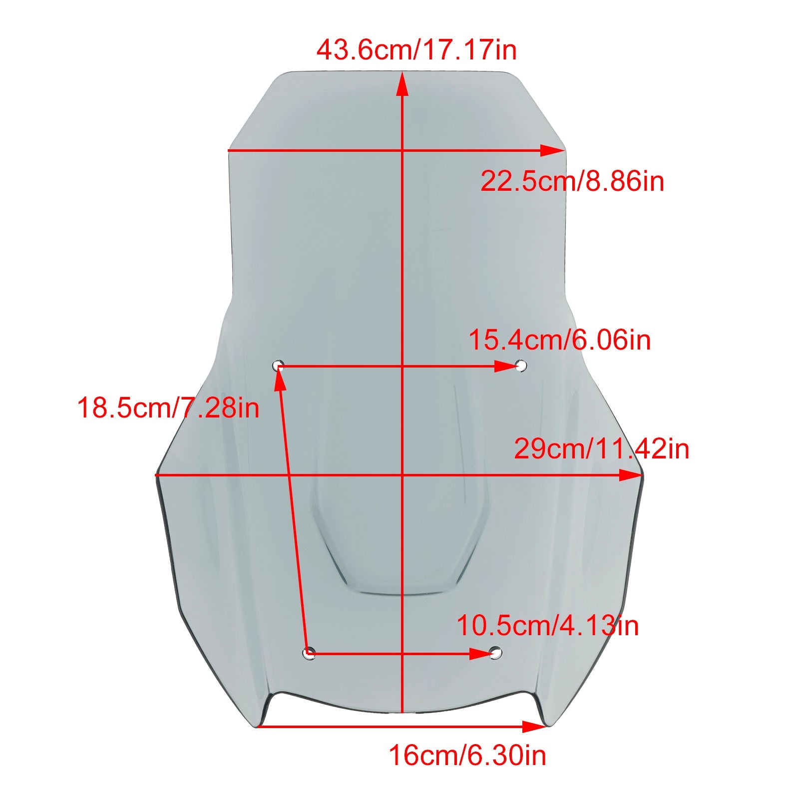 Honda Adv350 2022-2024 Moottoripyörän tuulilasi tuulilasi