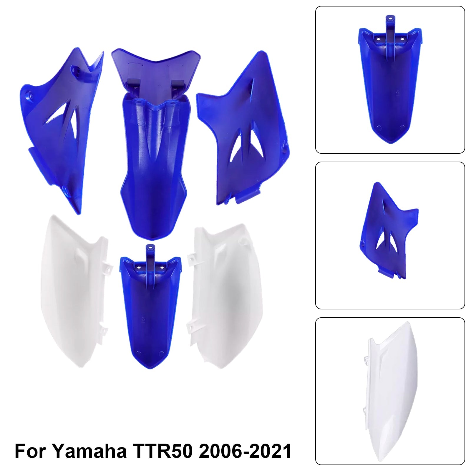 Kit per il corpo in plastica per carenatura di fango anteriore e posteriore per Yamaha TTR50 2006-2021