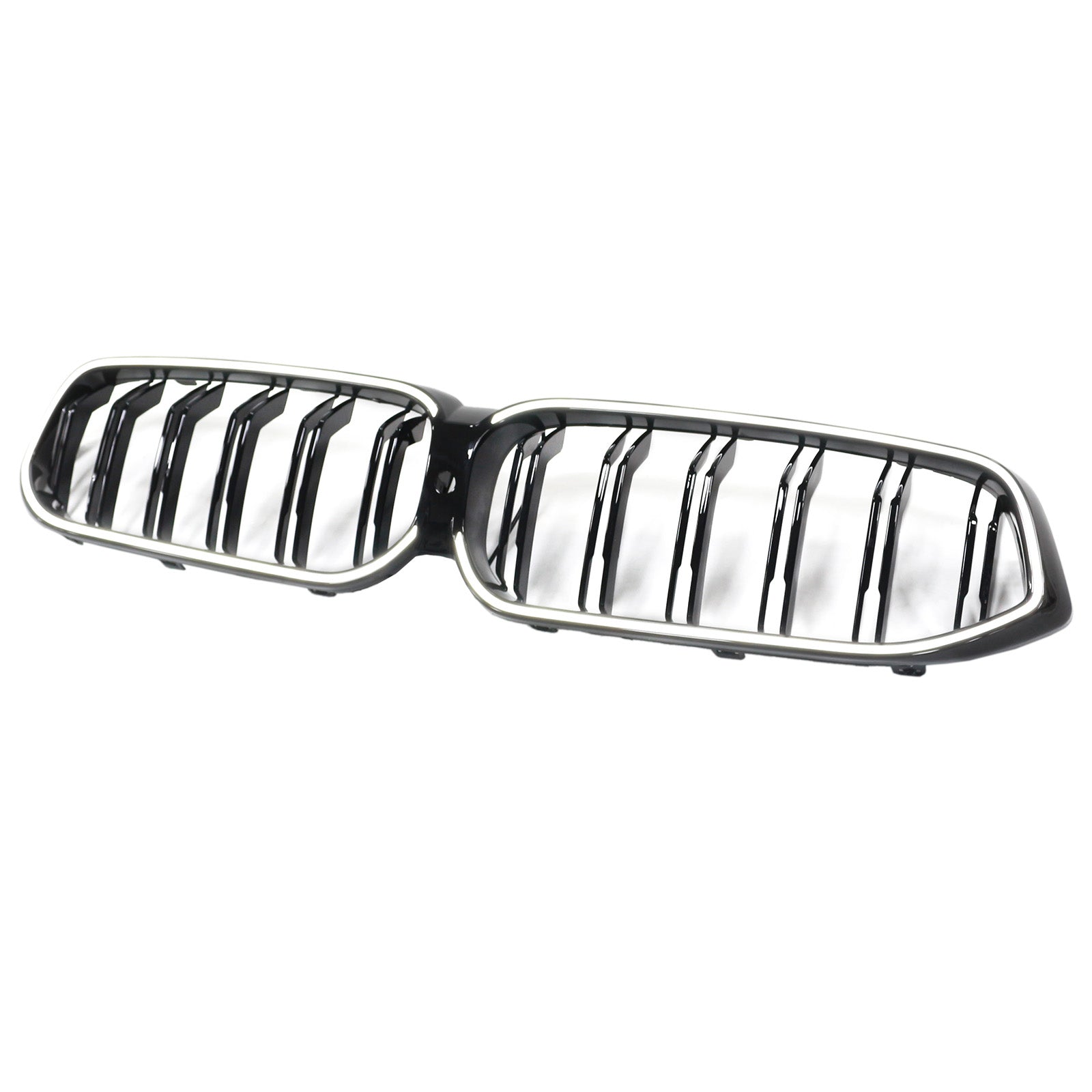 Grille de calandre avant noire à double lamelles pour BMW Série 6 G32 2020-2025
