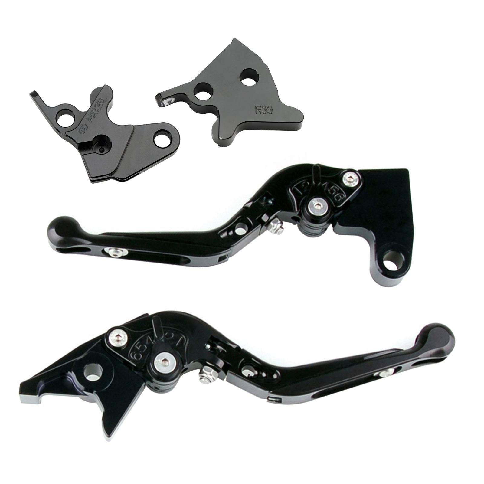 Leva freno e frizione regolabile per Yamaha YBR125 2005-2014