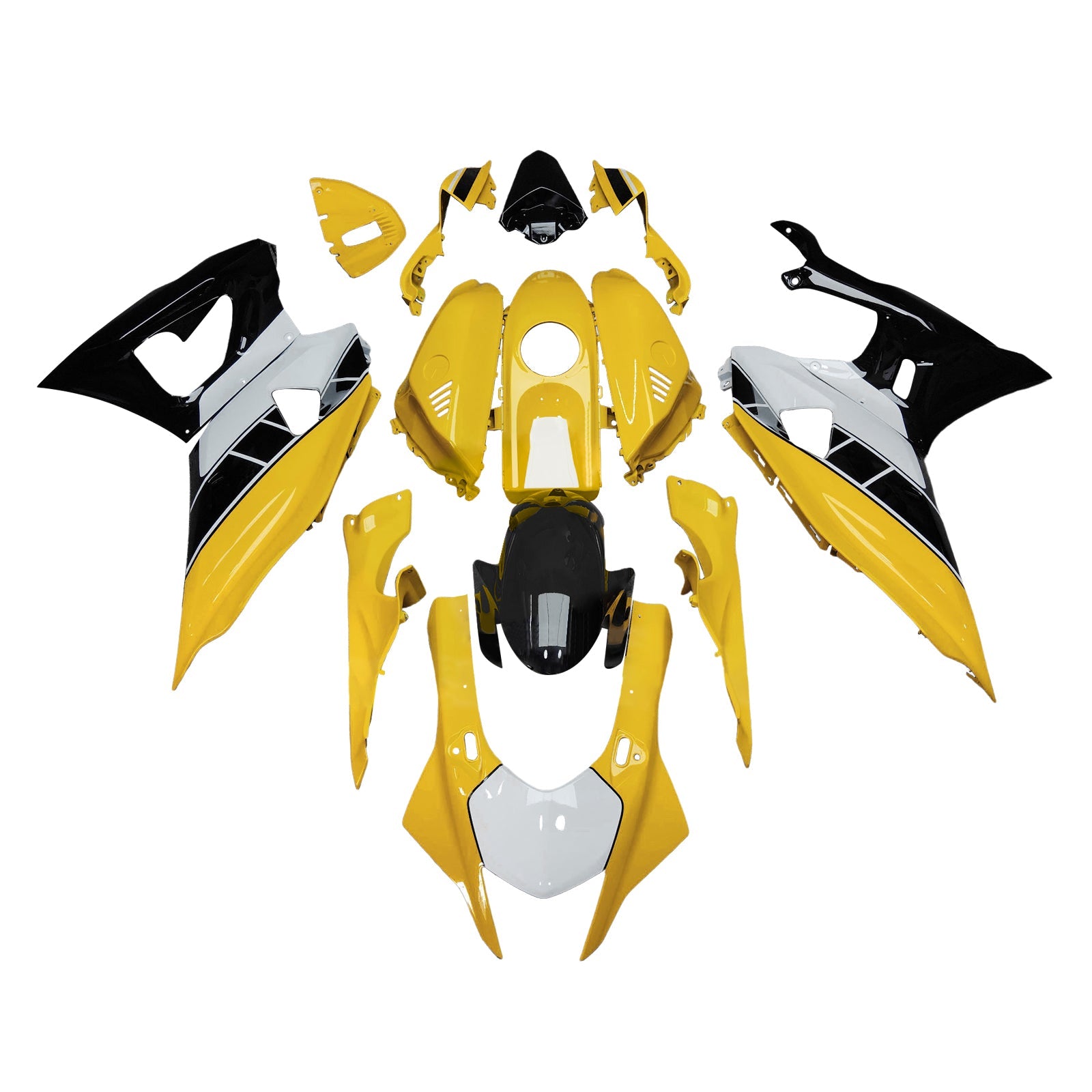 Kit de carenado inyectado de plástico ABS para Yamaha YZF-R7 2021-2025