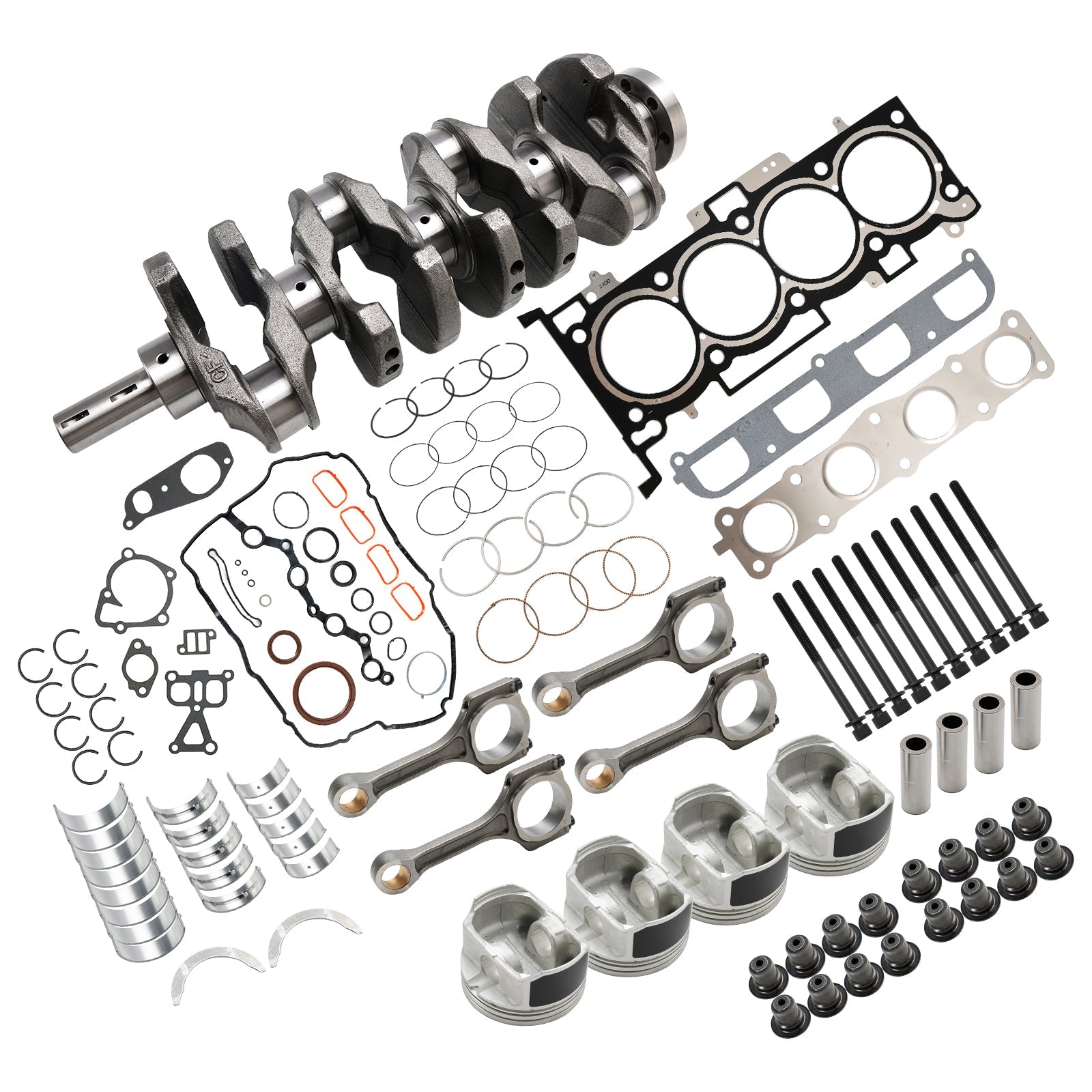 Hyundai Azera (HG) G4KE 2.4L 2013-2016 Kit di revisione motore, albero motore e bielle 23510-25220