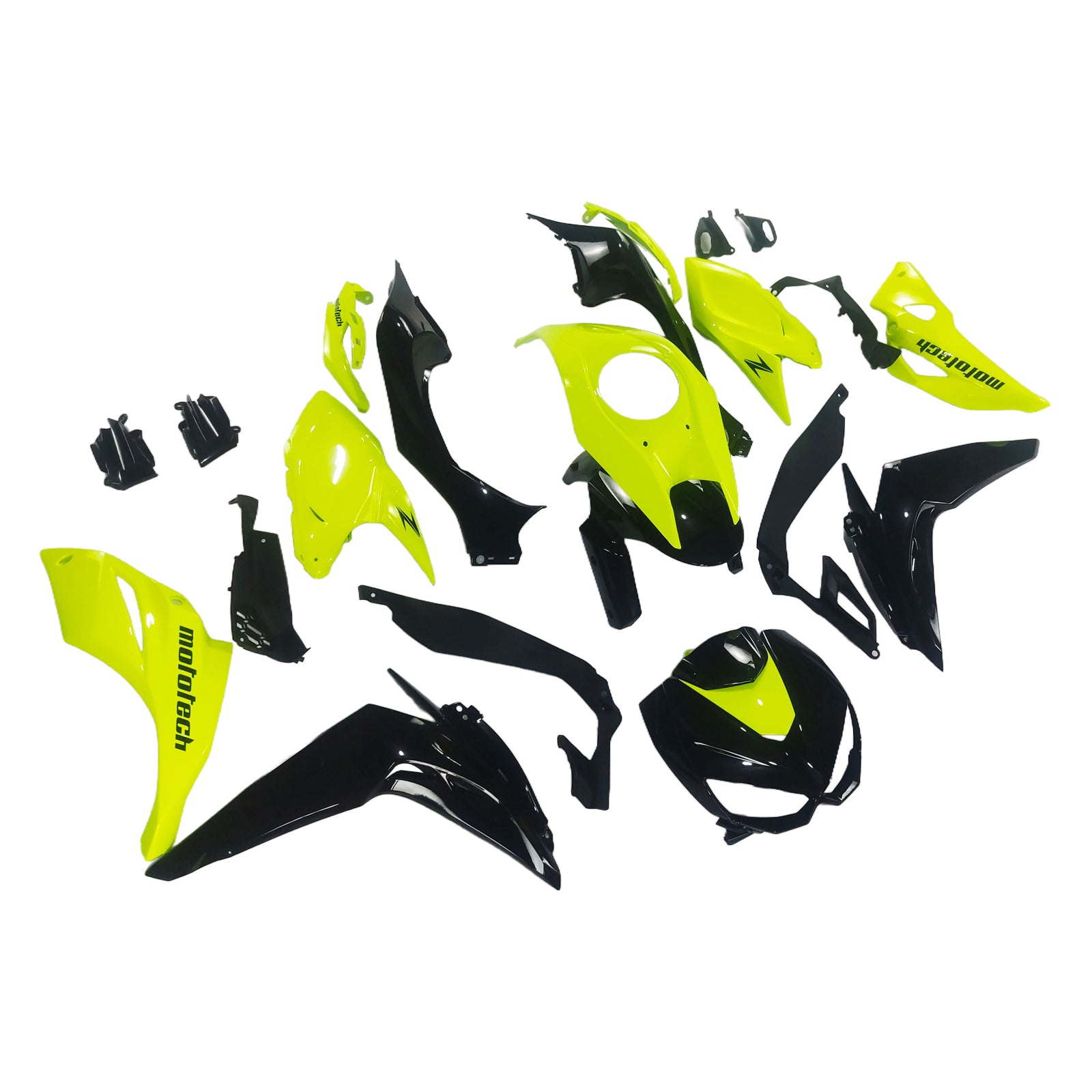 Karoserija za karoserijo v injiciranju plastični abs je primeren za Kawasaki Z1000 2014-2017