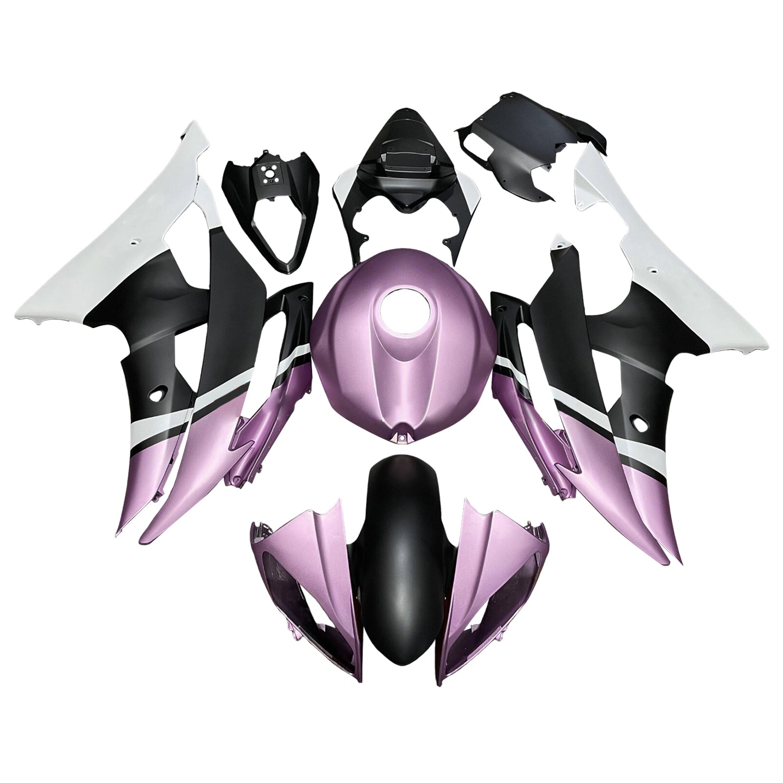 Kit carenatura iniettata in plastica ABS per Yamaha YZFR6 YZF-R6 2008-2016