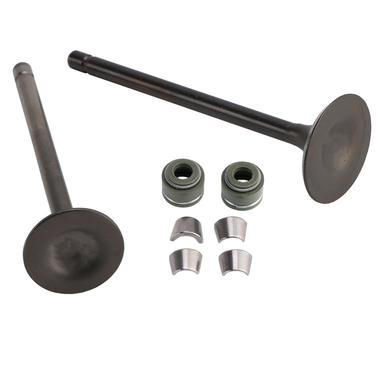 Kit de soupapes d'admission et d'échappement pour Honda CB125S (1976-1979), CB125J (1980-1981), CG125 (1976-1978) et XL125 (1976-1978).