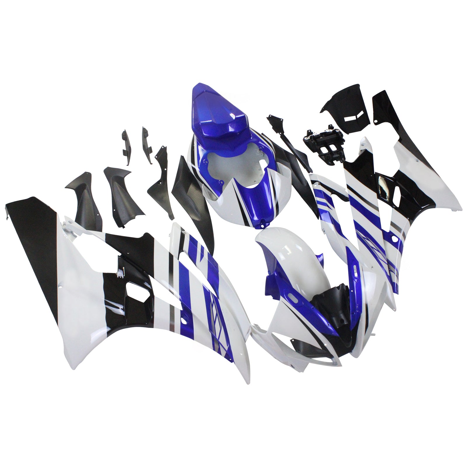 Kit de carénage à injection en plastique ABS pour Yamaha YZF 600 R6 2006-2007