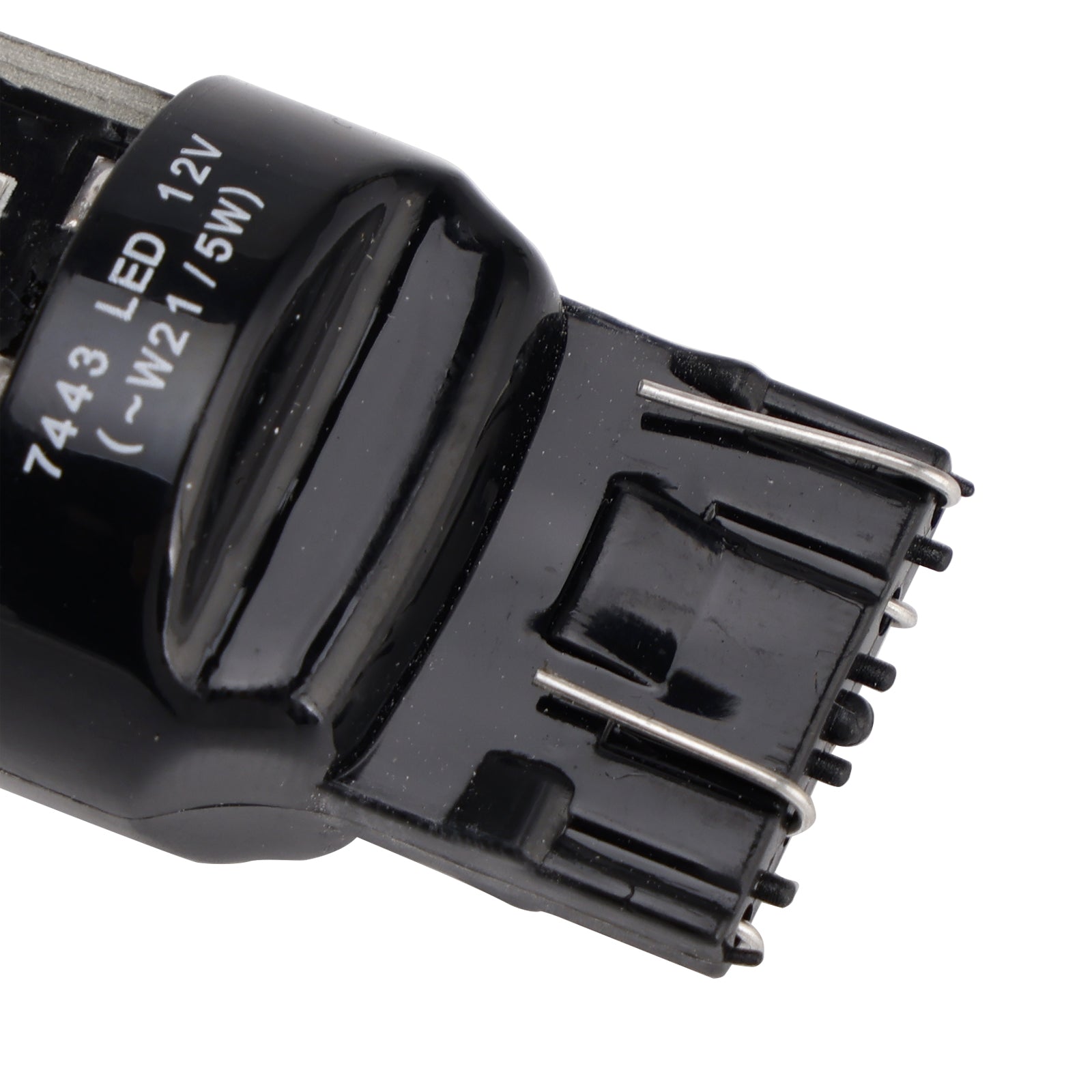 Juego de 2 bombillas LED de repuesto HELLA 7443W Wedge T5 12V 3W W21/5W 6000K