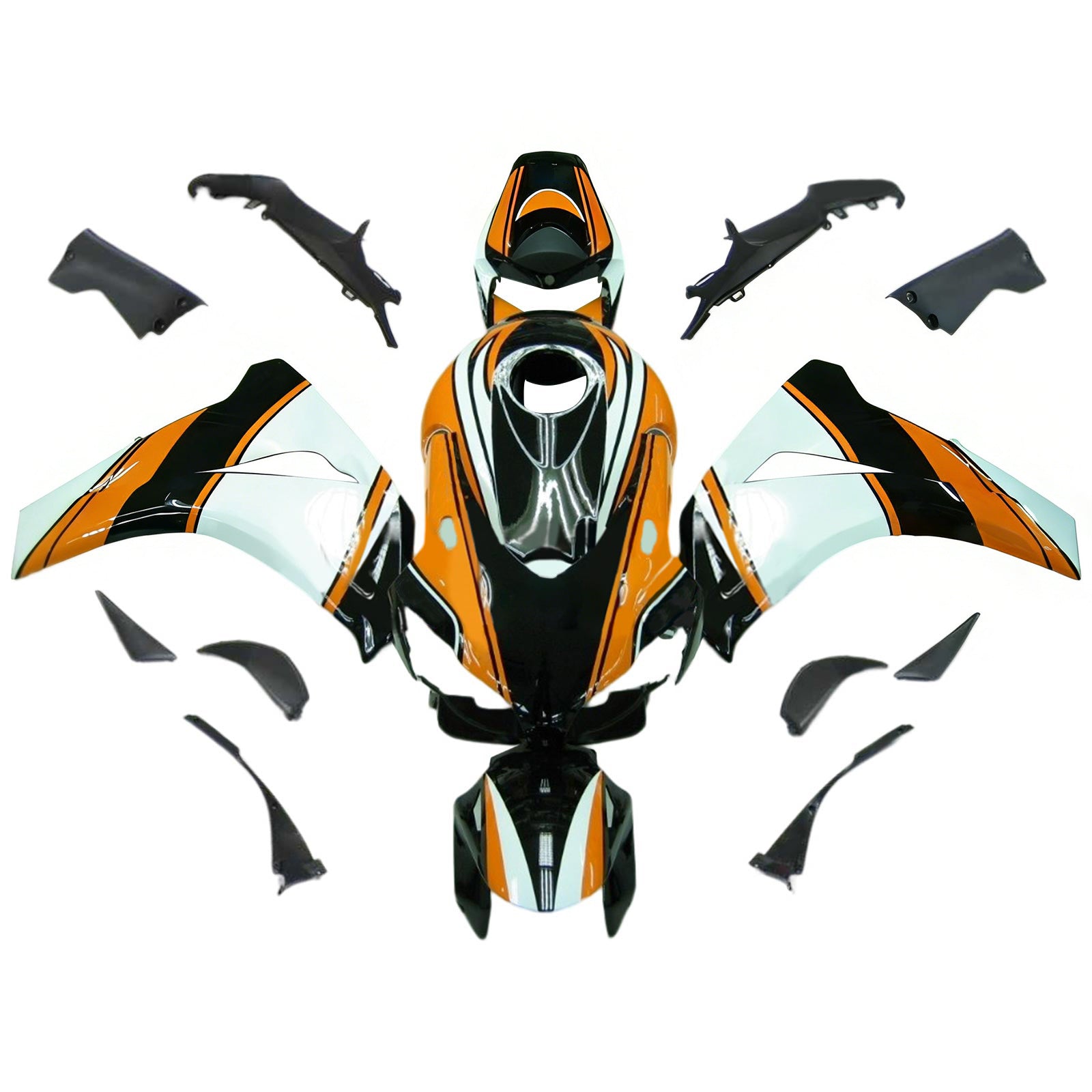 Kit de carénage injecté en plastique ABS pour Honda CBR1000RR 2008-2011