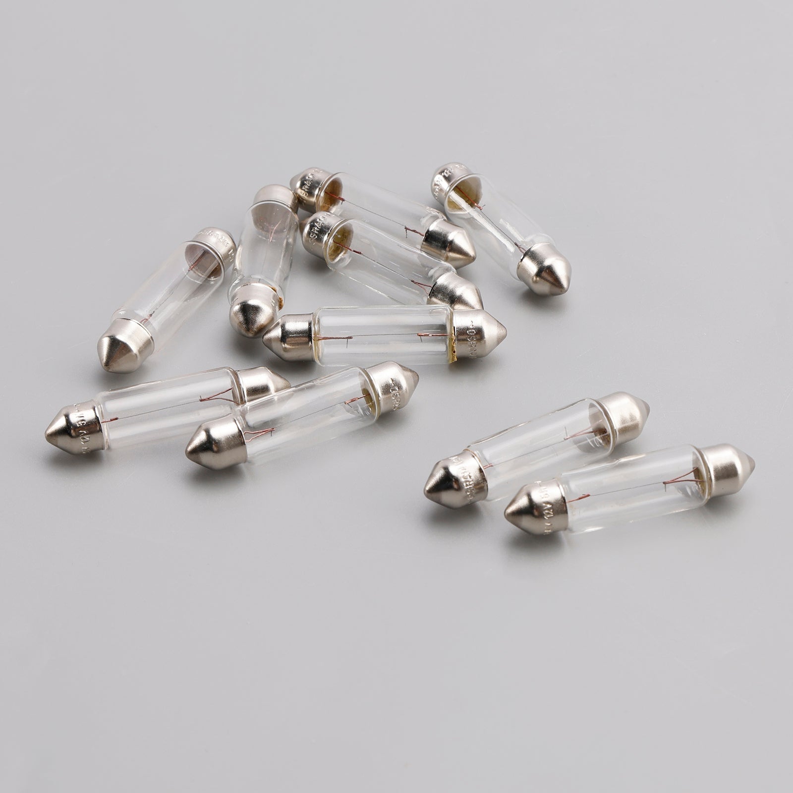 Lot de 10 ampoules tubulaires pour éclairage de voiture C5W SV8.5 43 mm 6413 12 V 5 W pour OSRAM