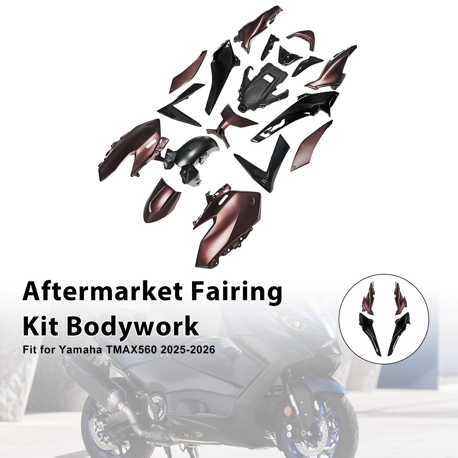Kit de carénage d'injection pour Yamaha TMAX560 (2025-2026)