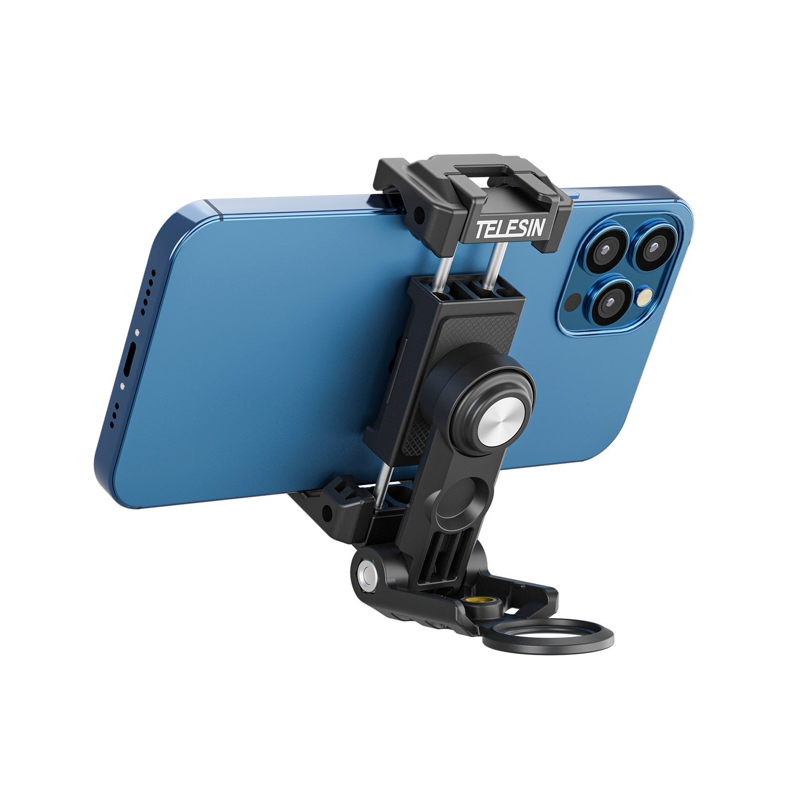 360 -Degree, supporto per cellulare in rotazione espandibile e luminoso