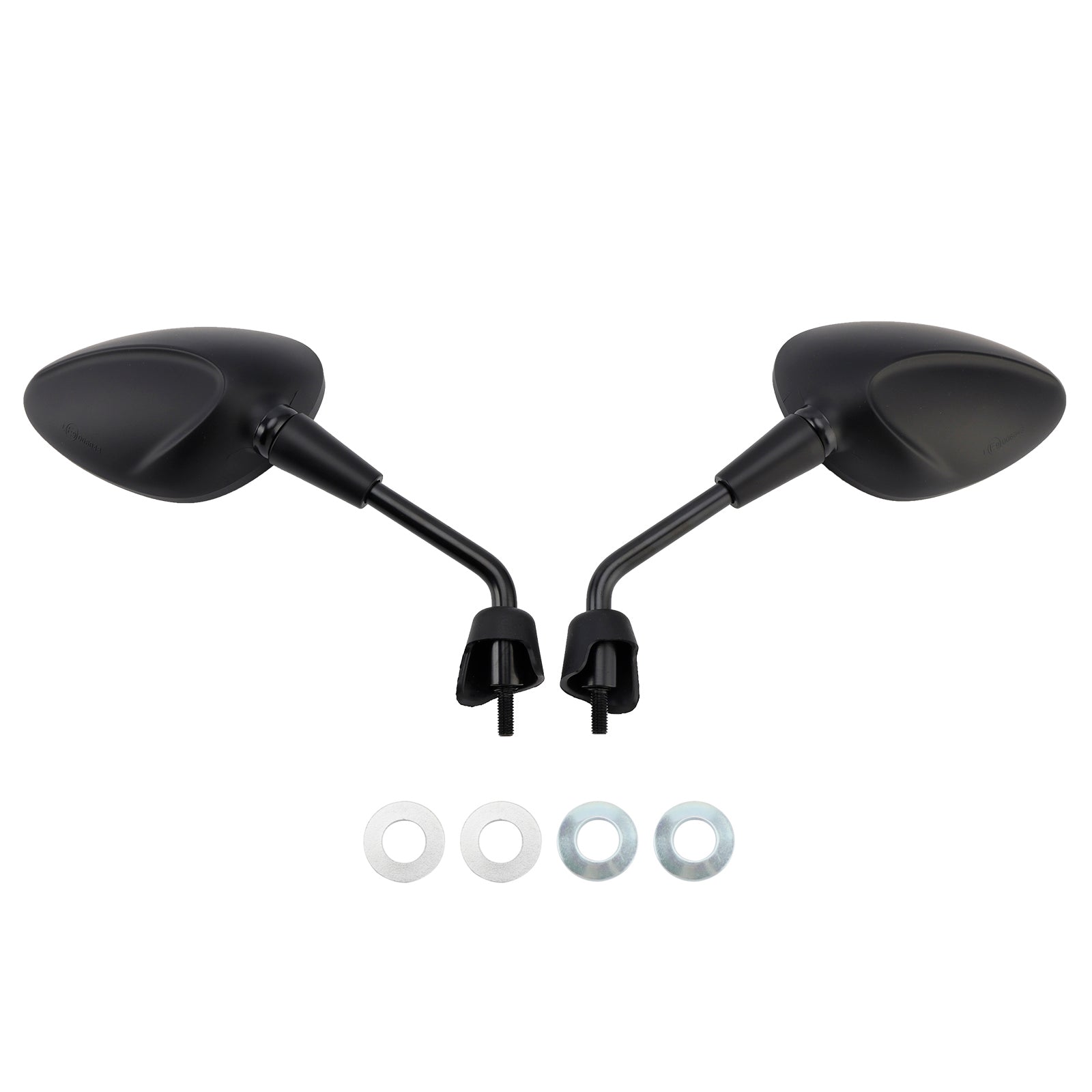 M8 Shorty links en rechter zwarte spiegel voor Piaggio Vespa Sprint 50 125 150 Scooter