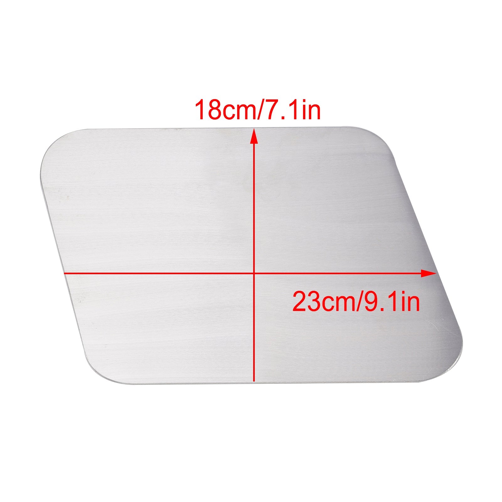 Plaque d'immatriculation vierge en alliage d'aluminium parallélogramme à monter soi-même, ajustement universel pour moto