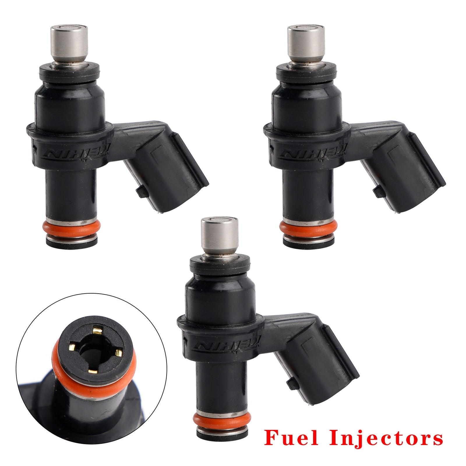 Injecteur de carburant 3 pièces pour moteur hors-bord HONDA BF50D BF40D 40HP 50HP 16450-ZZ5-003