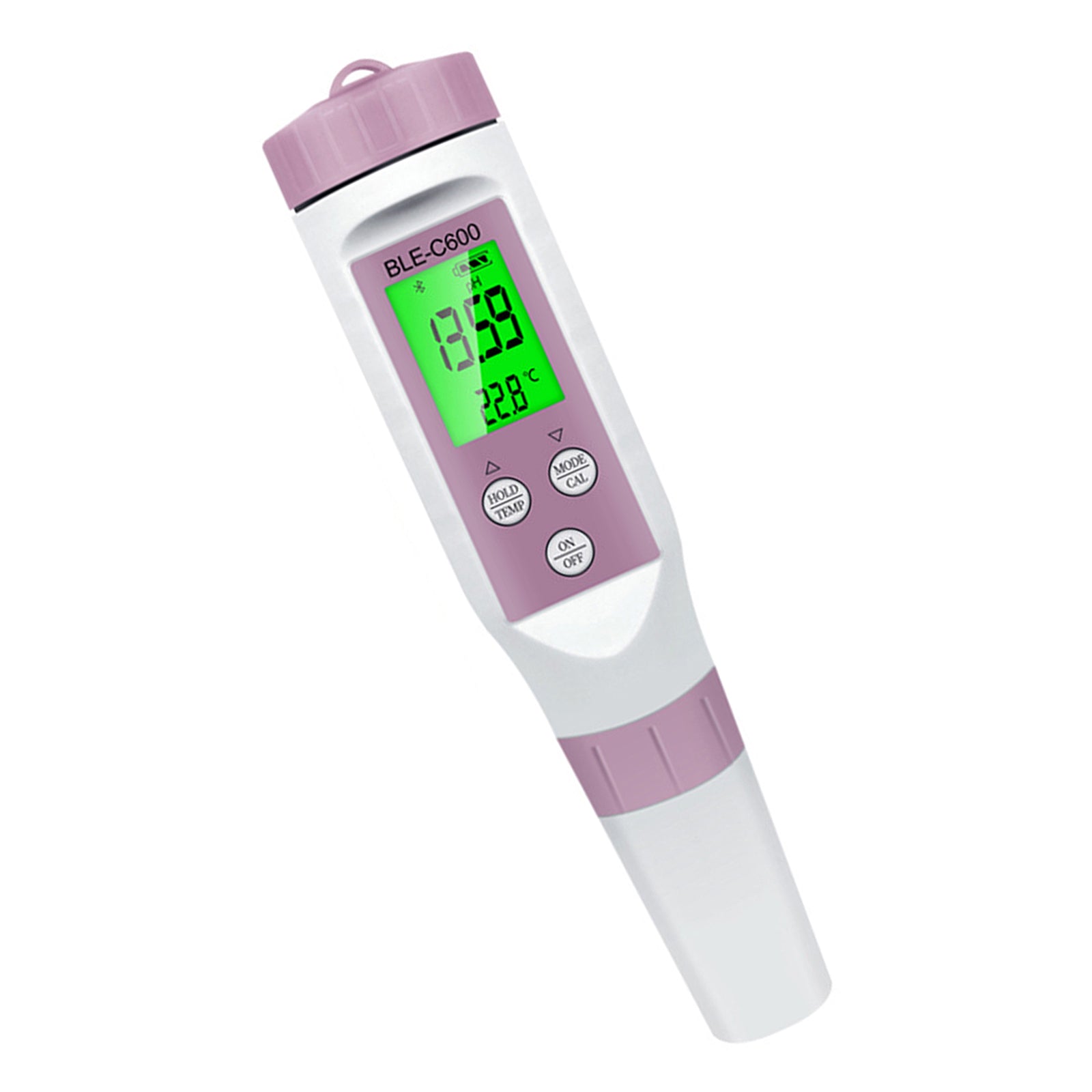 Bluetooth 7 en 1 PH EC Conductividad TDS Salinidad ORP SG Probador de medición