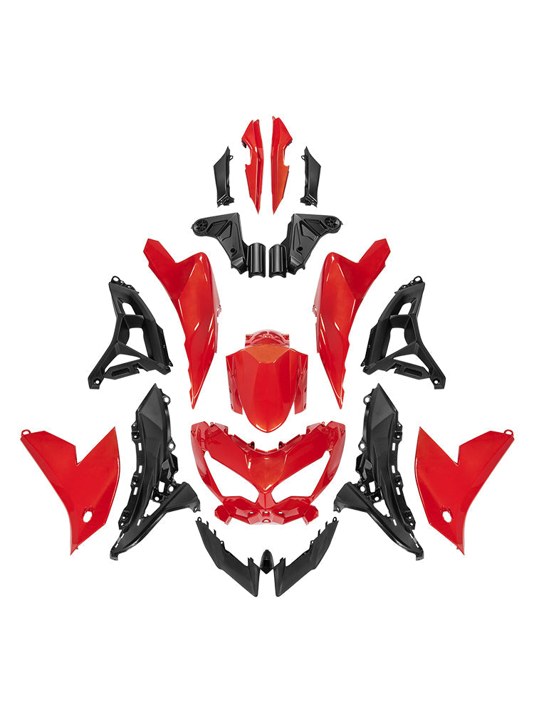 Zestaw owiewki nadwozia z wtryskiwanym ABS dla Kawasaki VERSYS 650 KLE 2022-2024 01 #