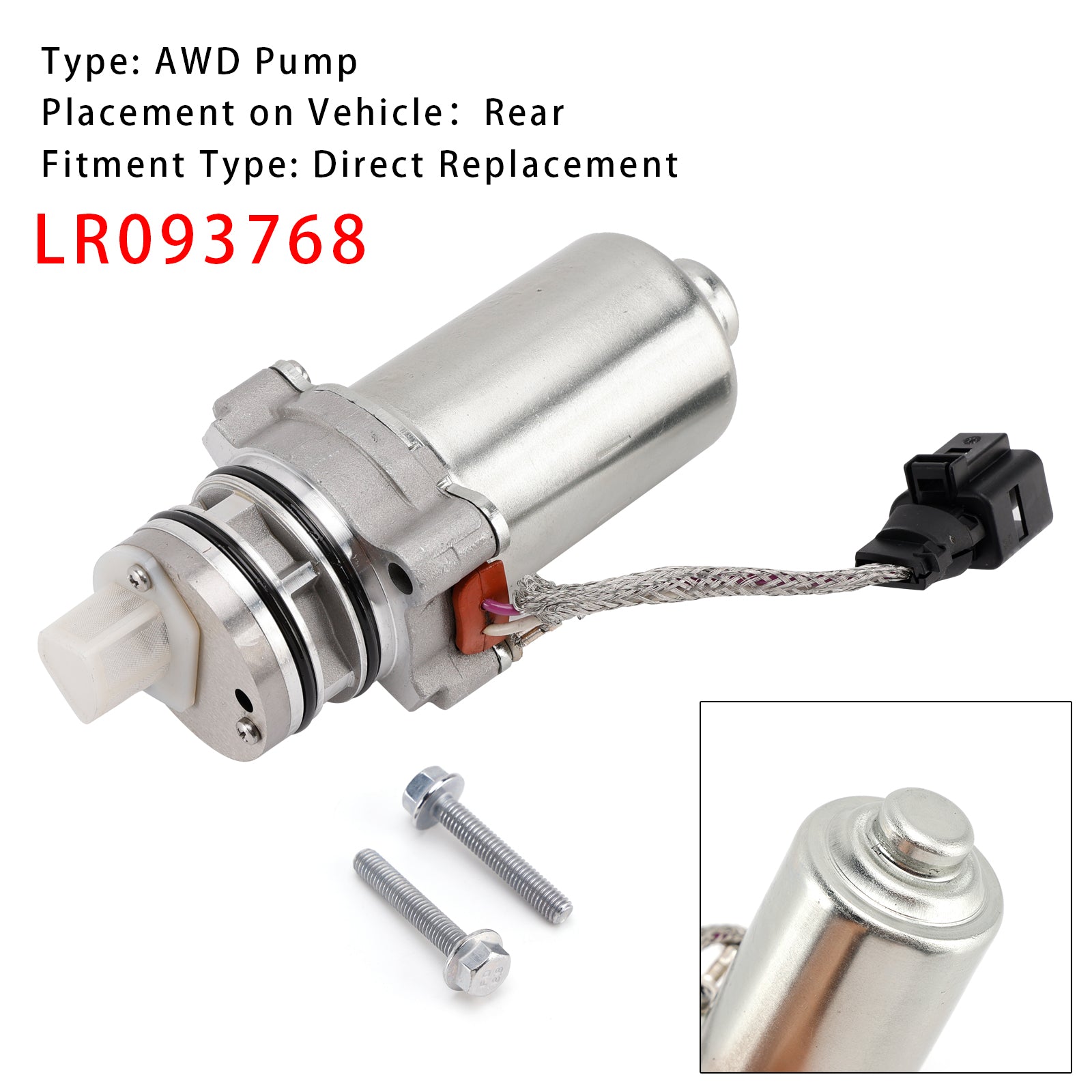 Pompe de différentiel arrière Land Rover Range Rover Velar 2017-2023 LR093768