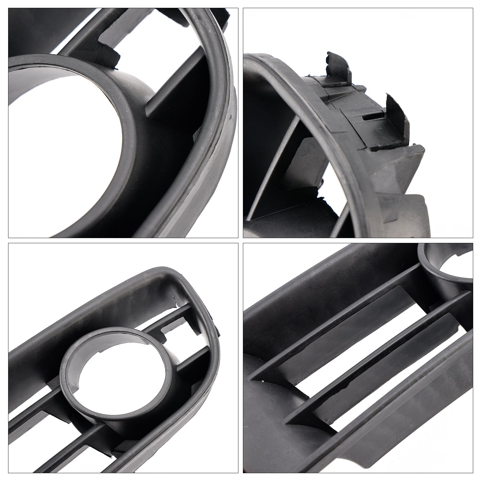 Griglia protettiva inferiore per le luci della nebbia anteriore prima della Volkswagen VW Polo 2002-2005, 2 camere