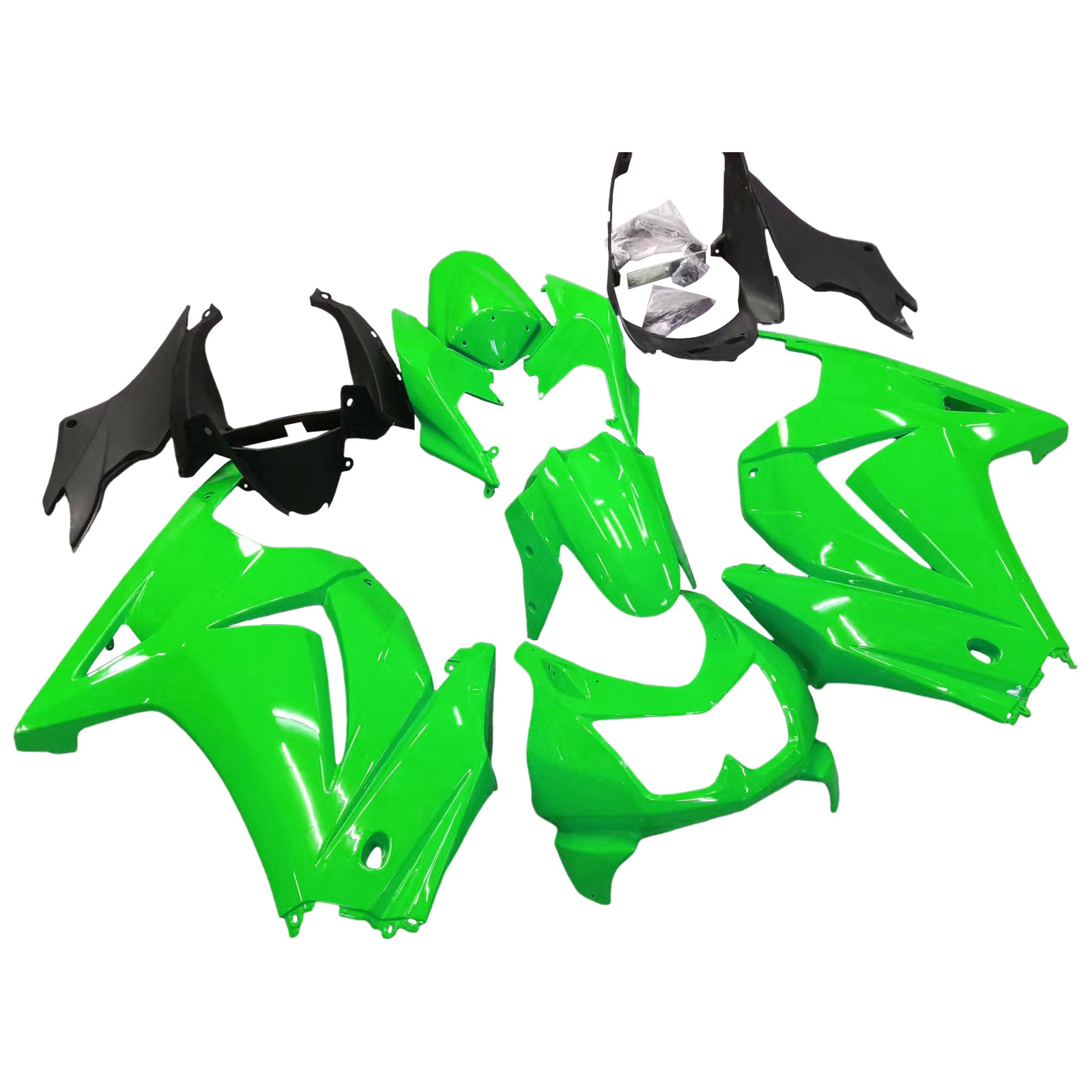 Injection carénage Kit carrosserie plastique ABS fit pour Kawasaki EX250 Ninja250RR 2008-2012