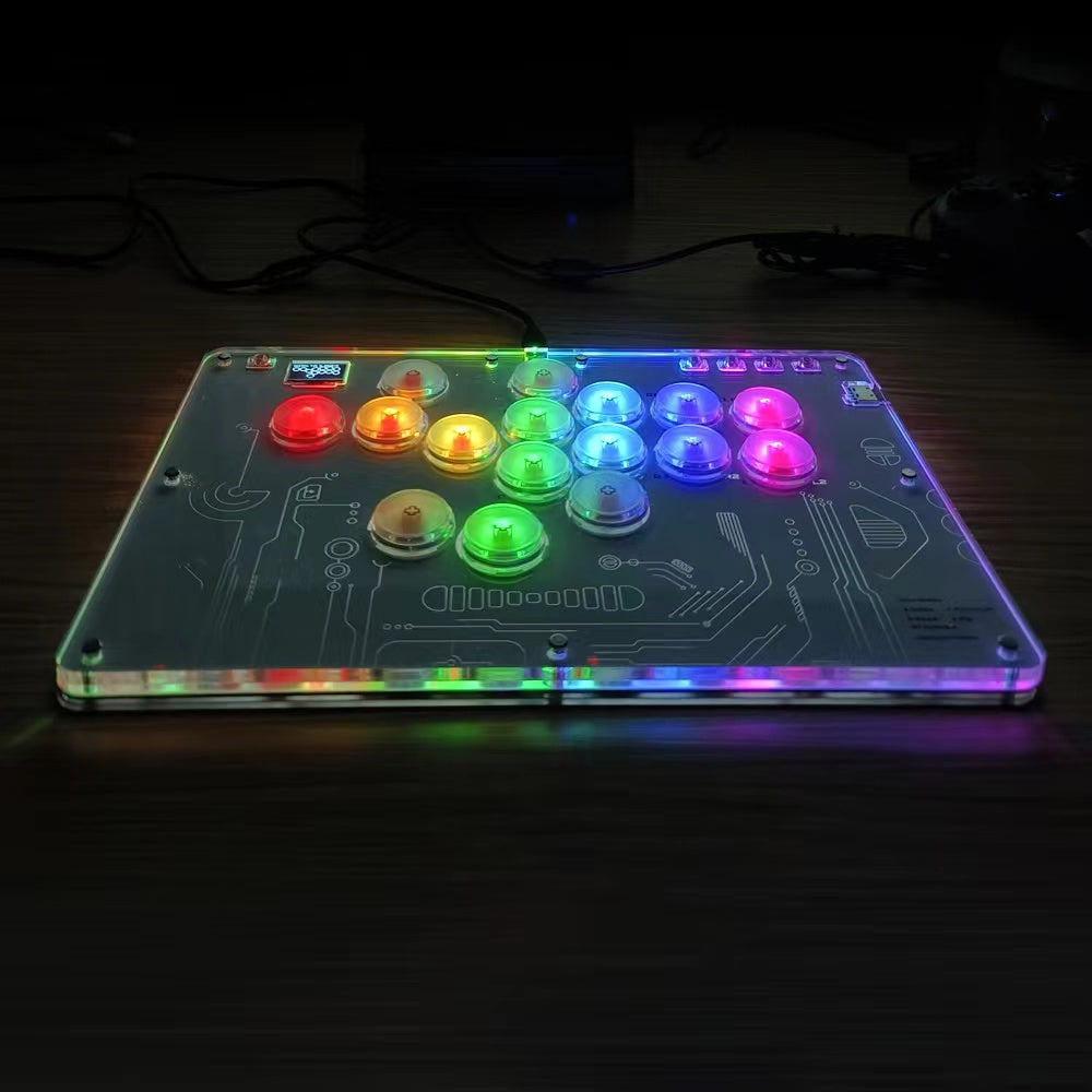 HITBOX hitbox Fighting Keyboard Arcade Joystick Zaawansowane przyciski Street Fighter 6 Steam Klawiatura Raspberry Pi