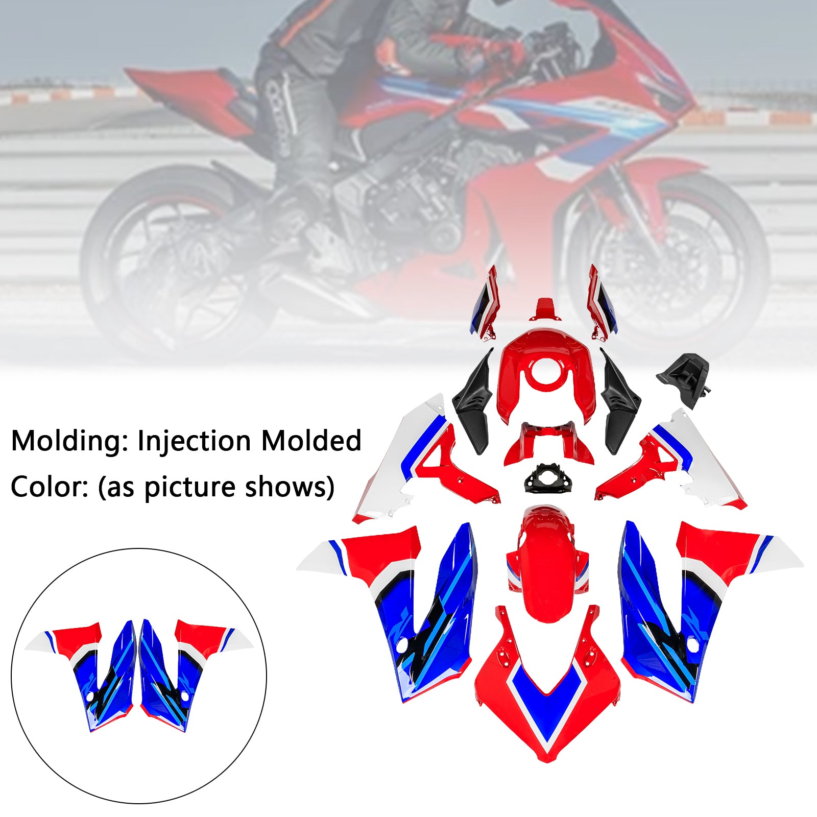 Kit de carénage en plastique ABS pour Honda CBR650R 2024-2025