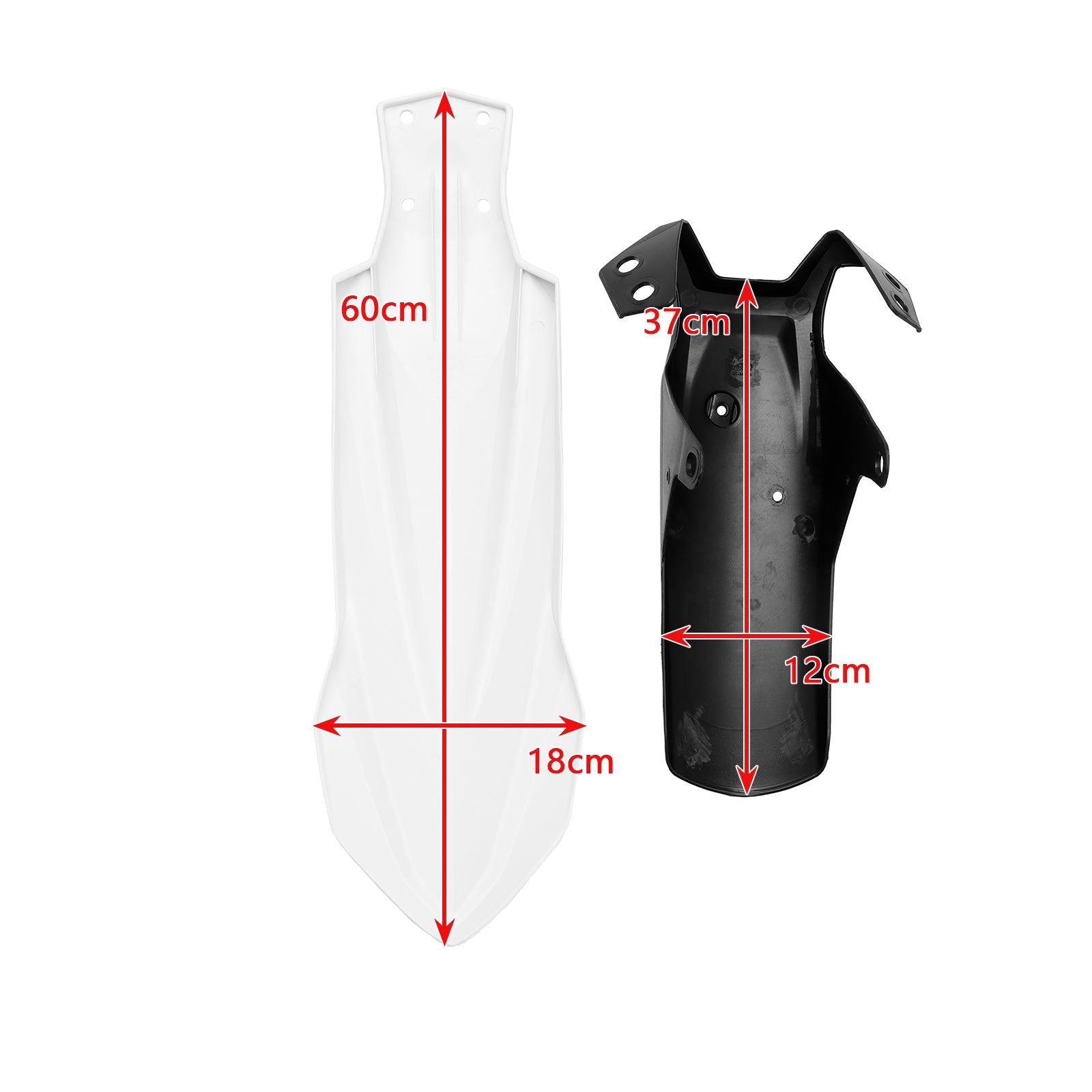 Wysokie przednie błoto dla Yamaha Tenere 700 2019-2024