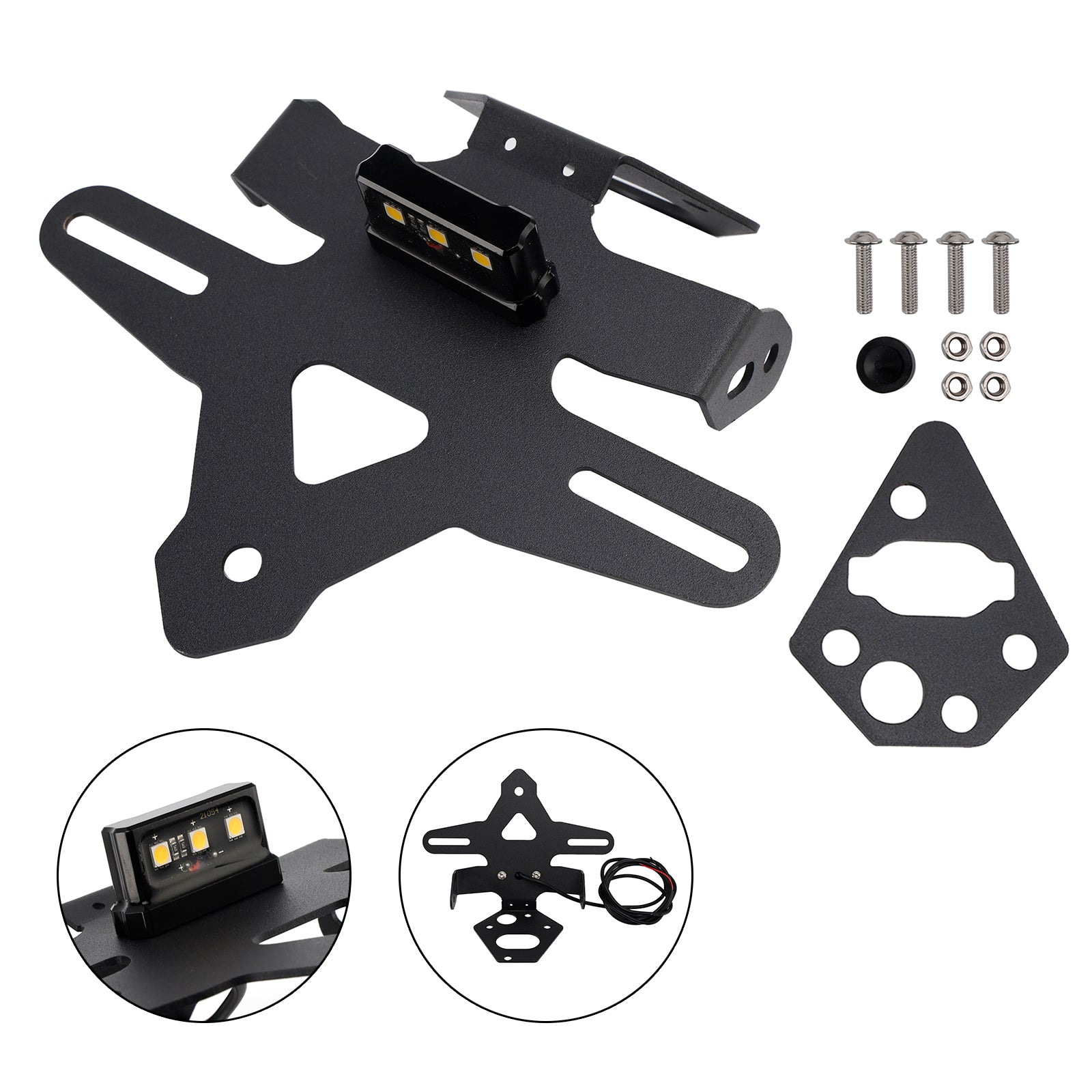 Porta targa'Immatricolazione compatibile con Street Triple 765 R/RS 2020-2025