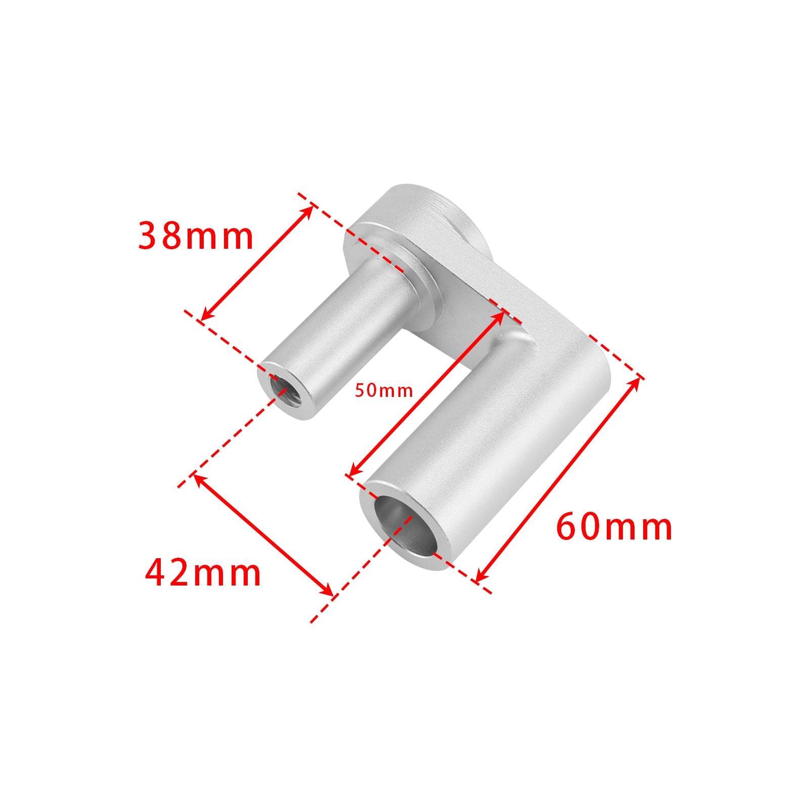 SPESSORI RIALZI RISER MANUBRIO SREBRNY DO BMW R1200RT R1250RT 2014-2024