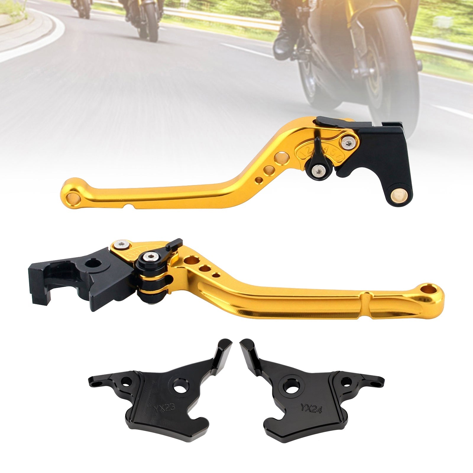 Levier d'embrayage et de frein long pour YAMAHA XMAX 300 (2023-2025)