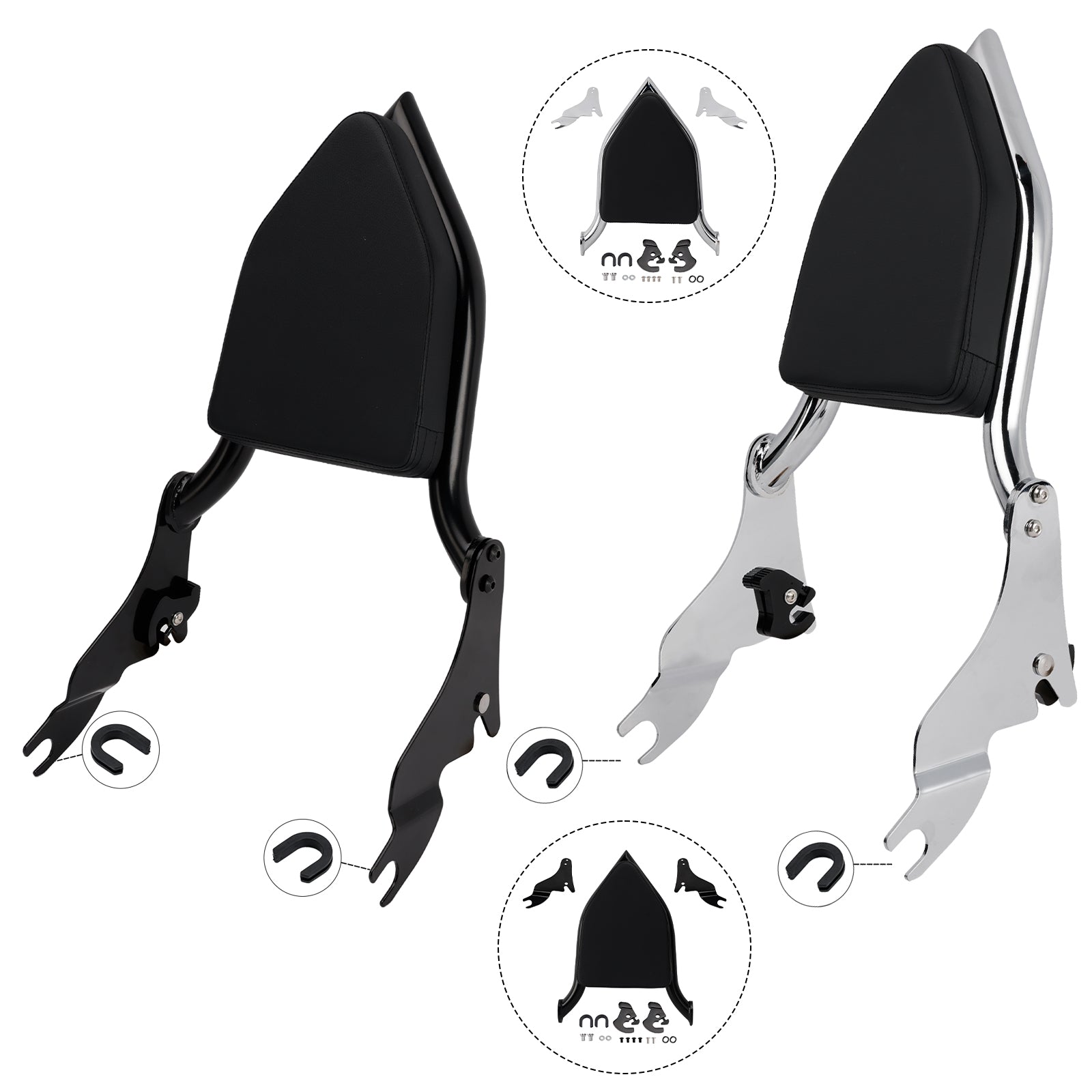 Passagiersbestand Sissy Bar voor Road King 2009-2022 Street Glide 2009-2024