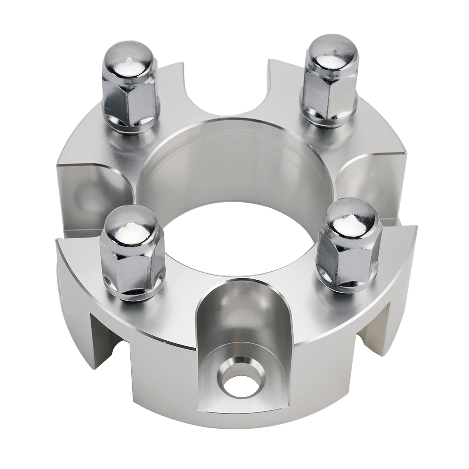 Kit d'entretoises de roue 2"" pour voiturettes de golf Yamaha Club Car Ezgo, câbles et écrous de roue argentés