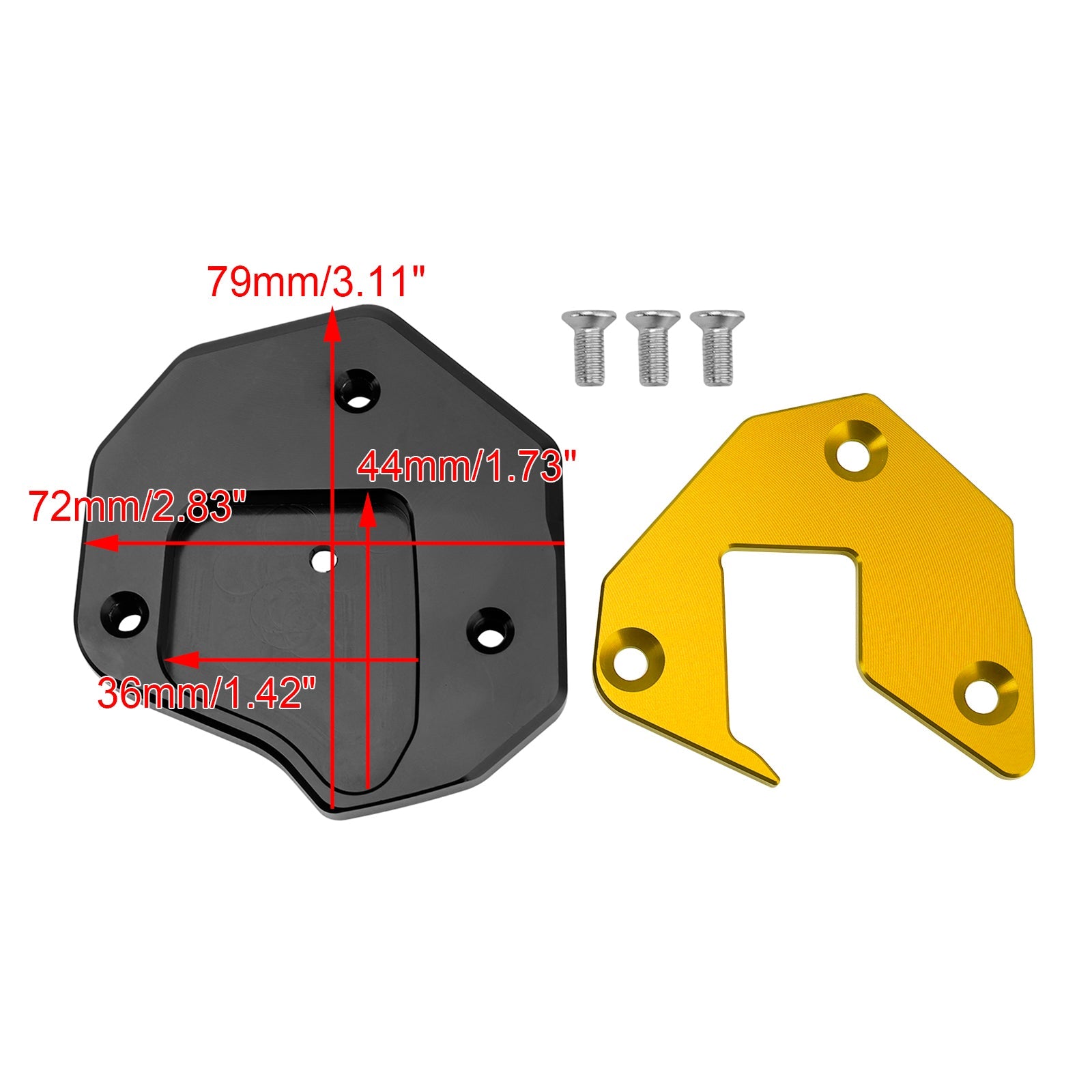 Plaque de protection de béquille latérale pour Suzuki GSXR1300R (2008-2020)