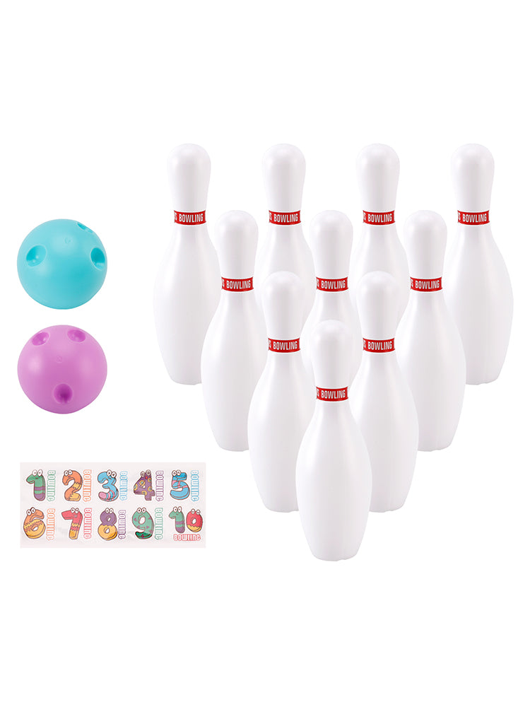 Ensemble de boules de bowling lumineuses de 19 cm pour enfants, jeu de fête d'intérieur et d'extérieur, jouet cadeau