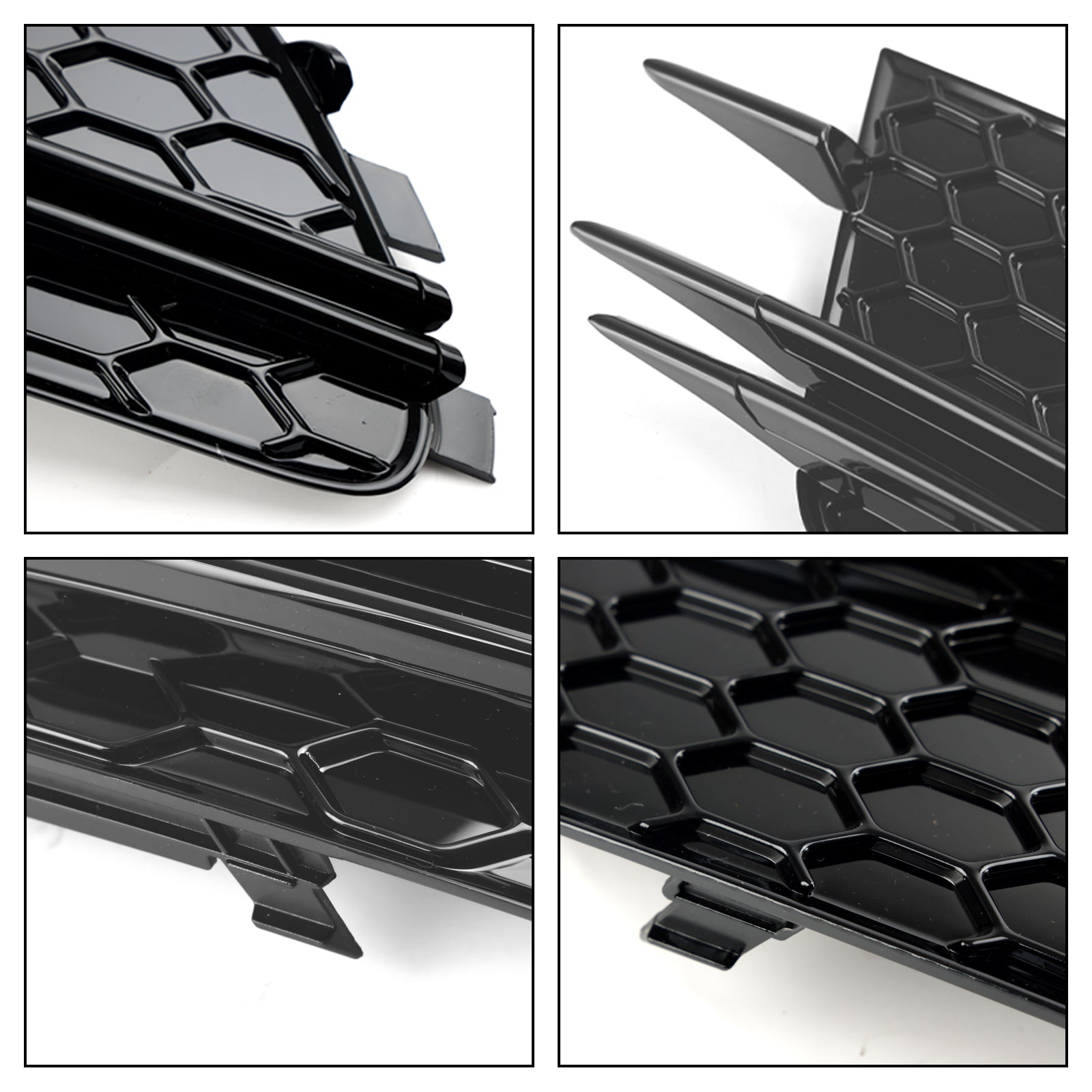 Grille de Phare Antibrouillard Avant Gauche/Droite pour Audi A6 4G C7 2012-2015 (Non S-Line) - Remplacement Direct