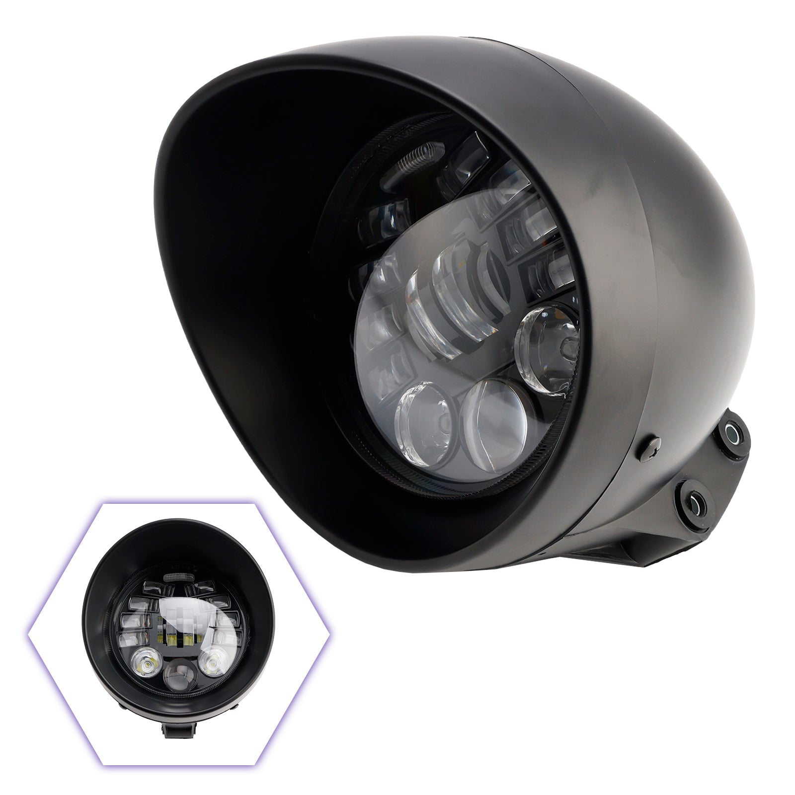 Multifunctionele mistlicht, compatibel met racer, bobber, chopper, chrome modellen