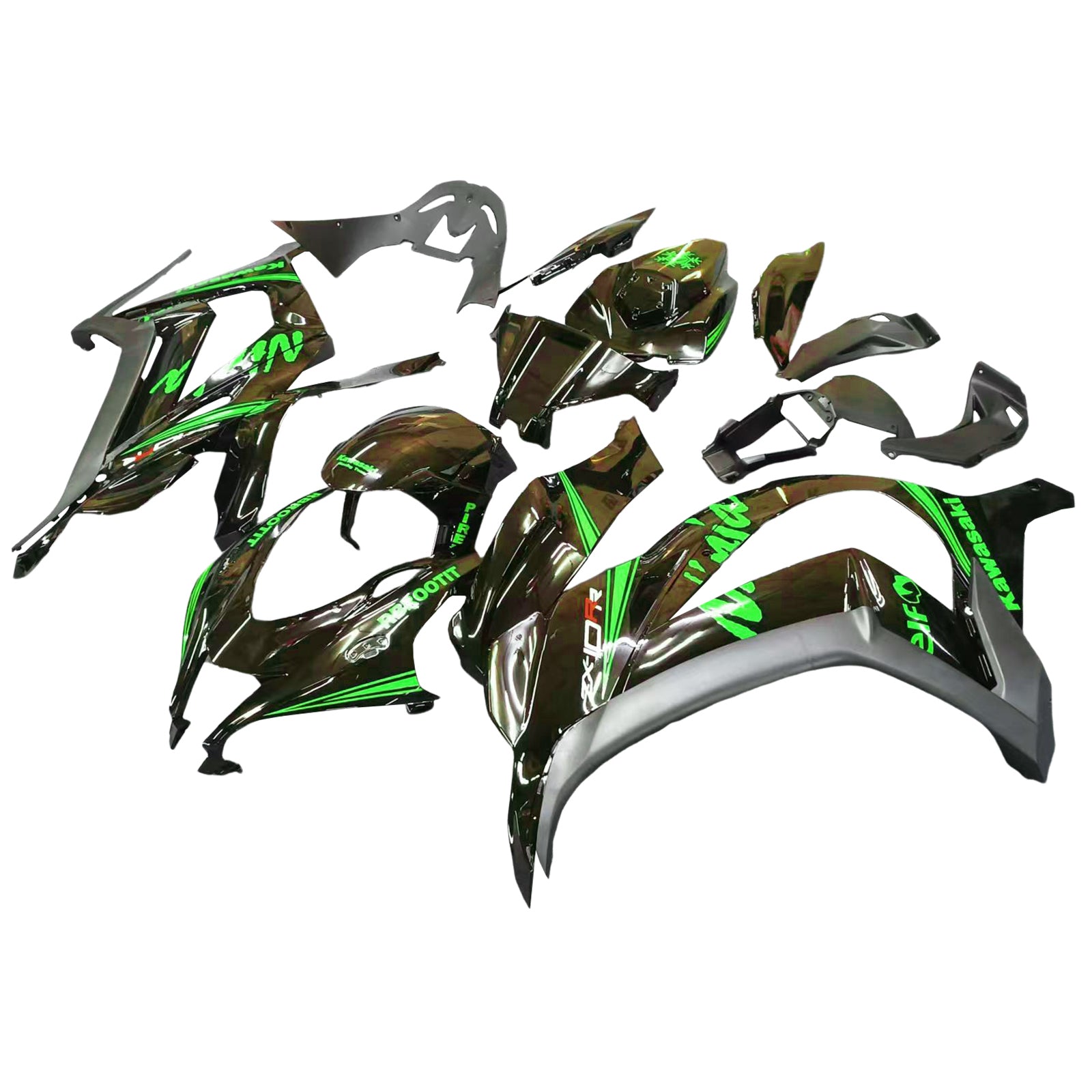 Karoserija za karoserijo vbrizgavanja plastike ABS primerna za Kawasaki ZX10R 2016-2020