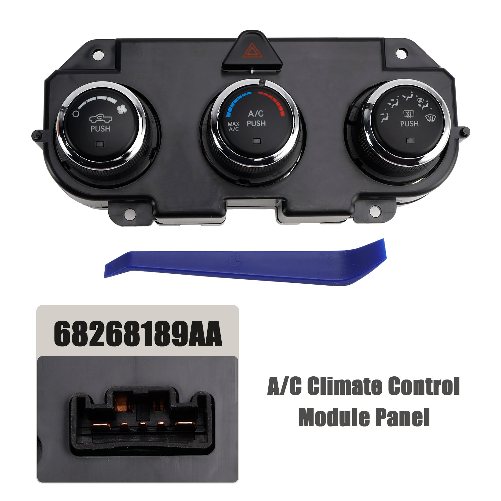 Dodge Ram 3500 Pickup 2013 brez nadzora v dveh conah; Z modulom za krmiljenje zadnjega modula za zadnji modul za odmrzovanje 68268189AA