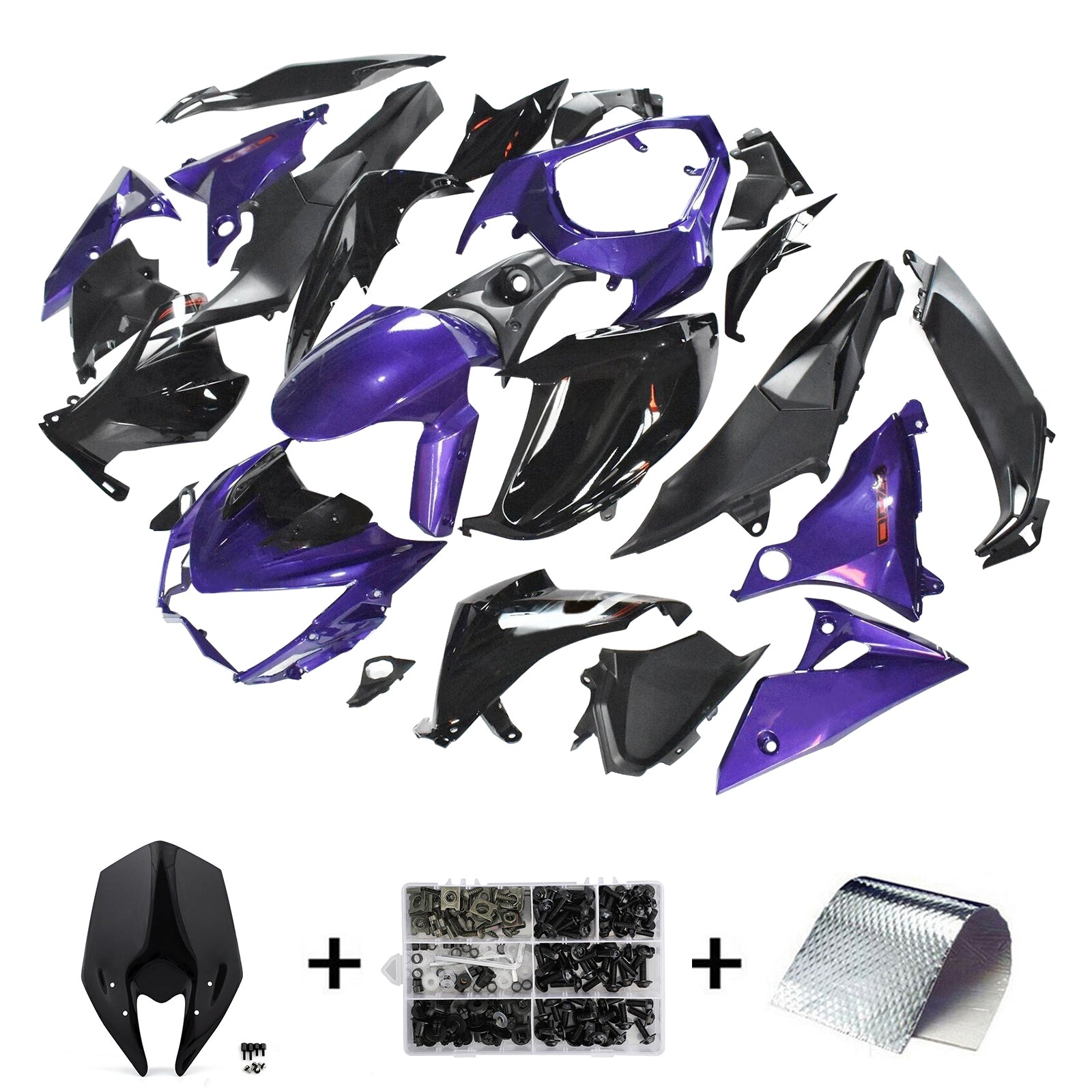 Kit carena iniezione Kawasaki Z800 2013-2018 Carrozzeria in plastica ABS