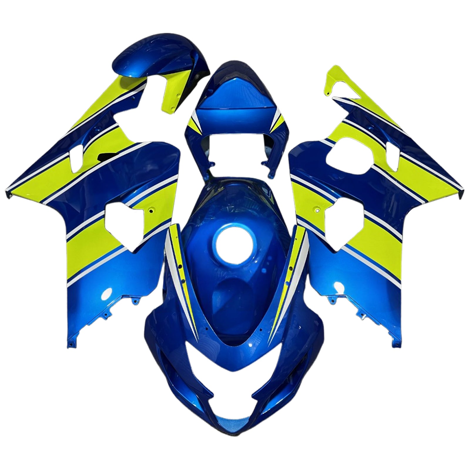 Kit de carénage injecté en plastique ABS pour Suzuki GSXR 600/750 2004-2005 K4