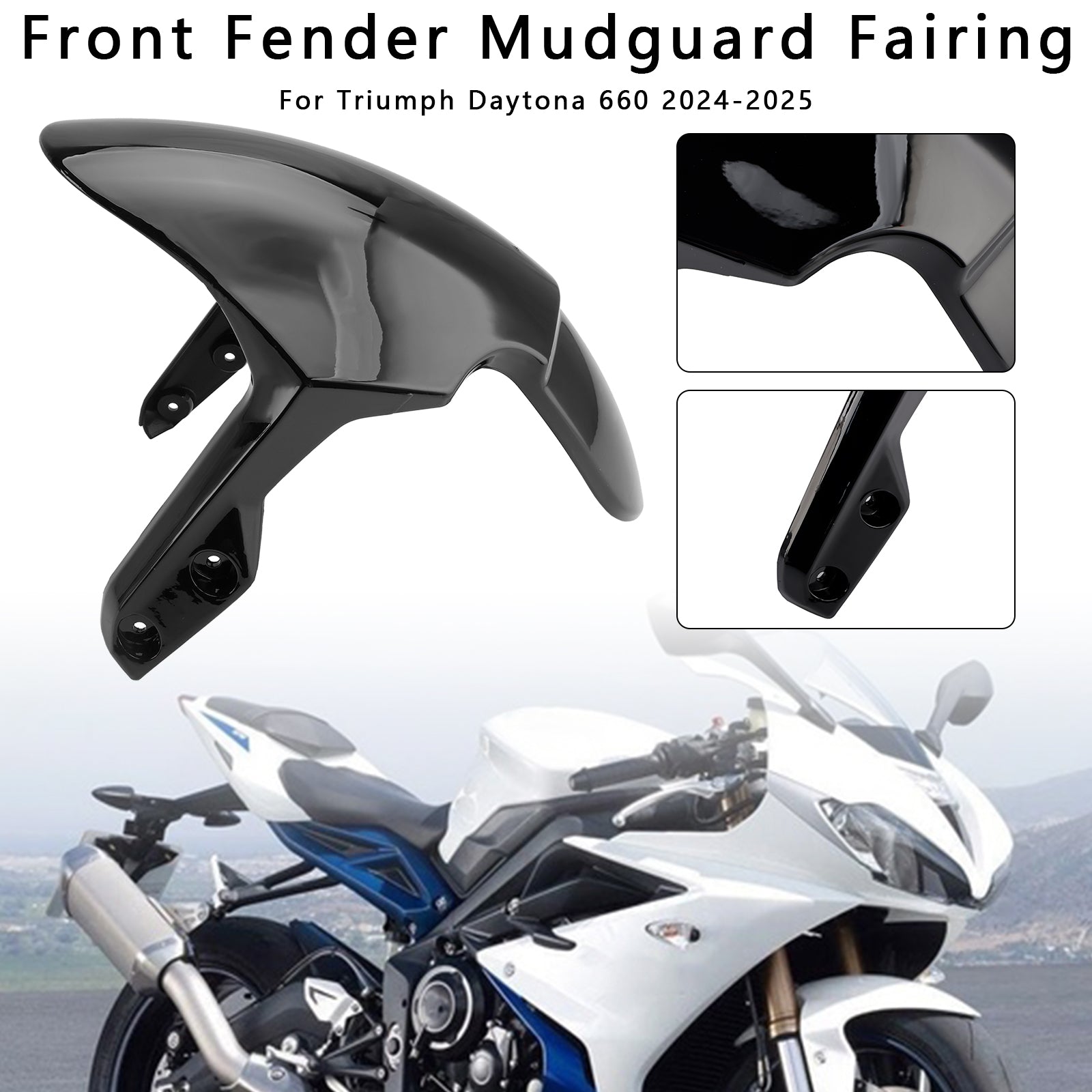 Desde Gareage para Marke pero Daytona 660 2024-2025