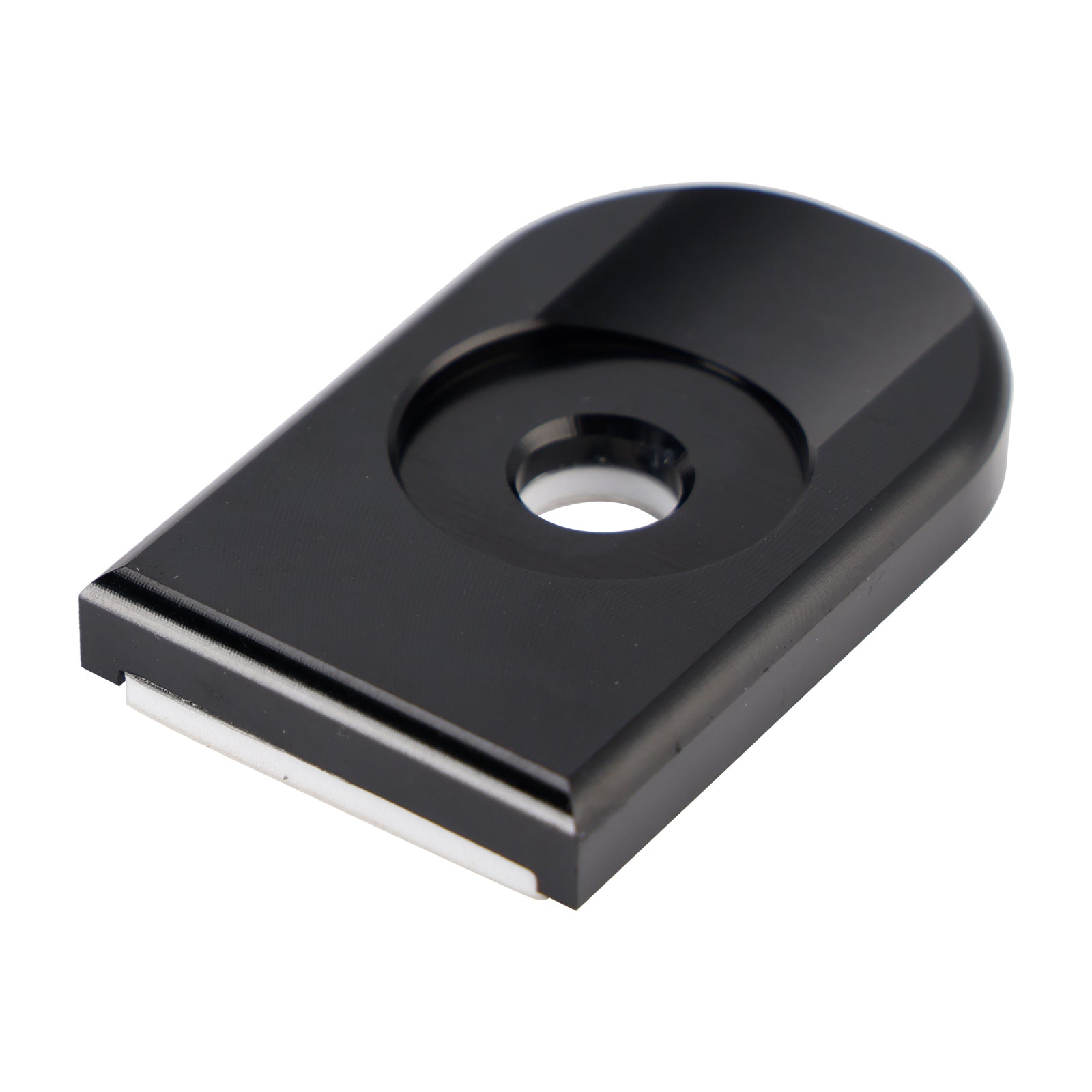 Kit de fixation de plaque de boulon de selle noir 1/4""-20 pour Touring Softail Dyna 96-23