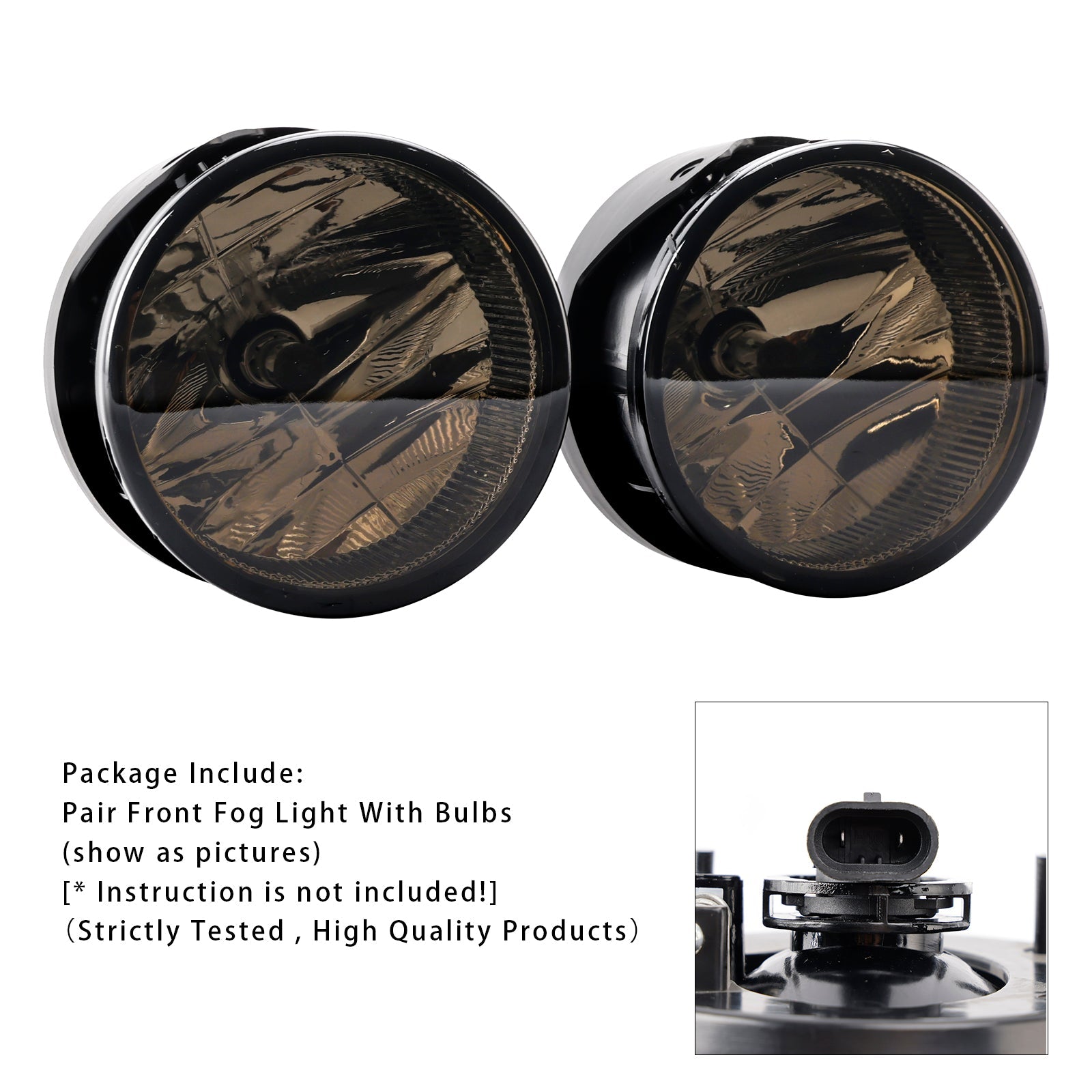 Pari etuvaloja lamppuilla Ford Expedition 2007-2014, savustetut lasit