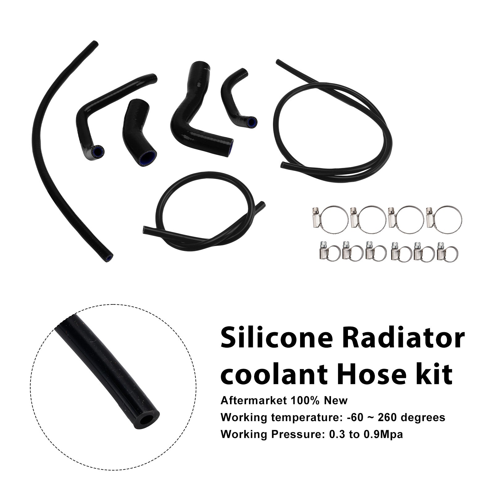 Durite de refroidissement en silicone pour radiateur Aprilia RS 660 (2021-2025)