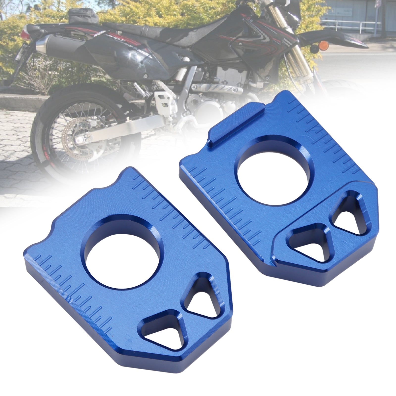 Blok&CNC os zadnjega napenjalnika verige za SUZUKI DRZ400SM 400S 400E 2005-2024