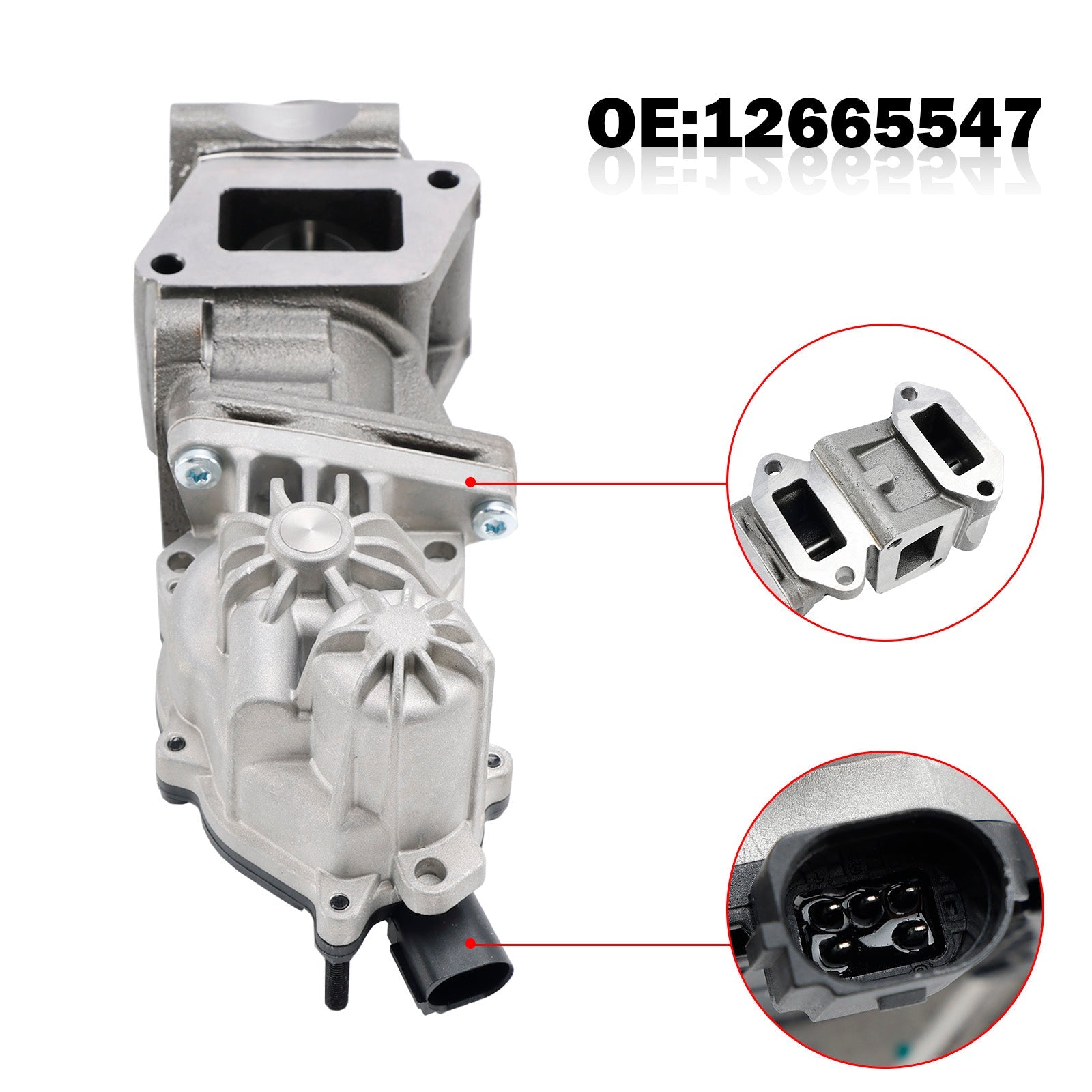 Zawór EGR Diesel 2011-2016 Chevrolet Silverado 2500 12665547