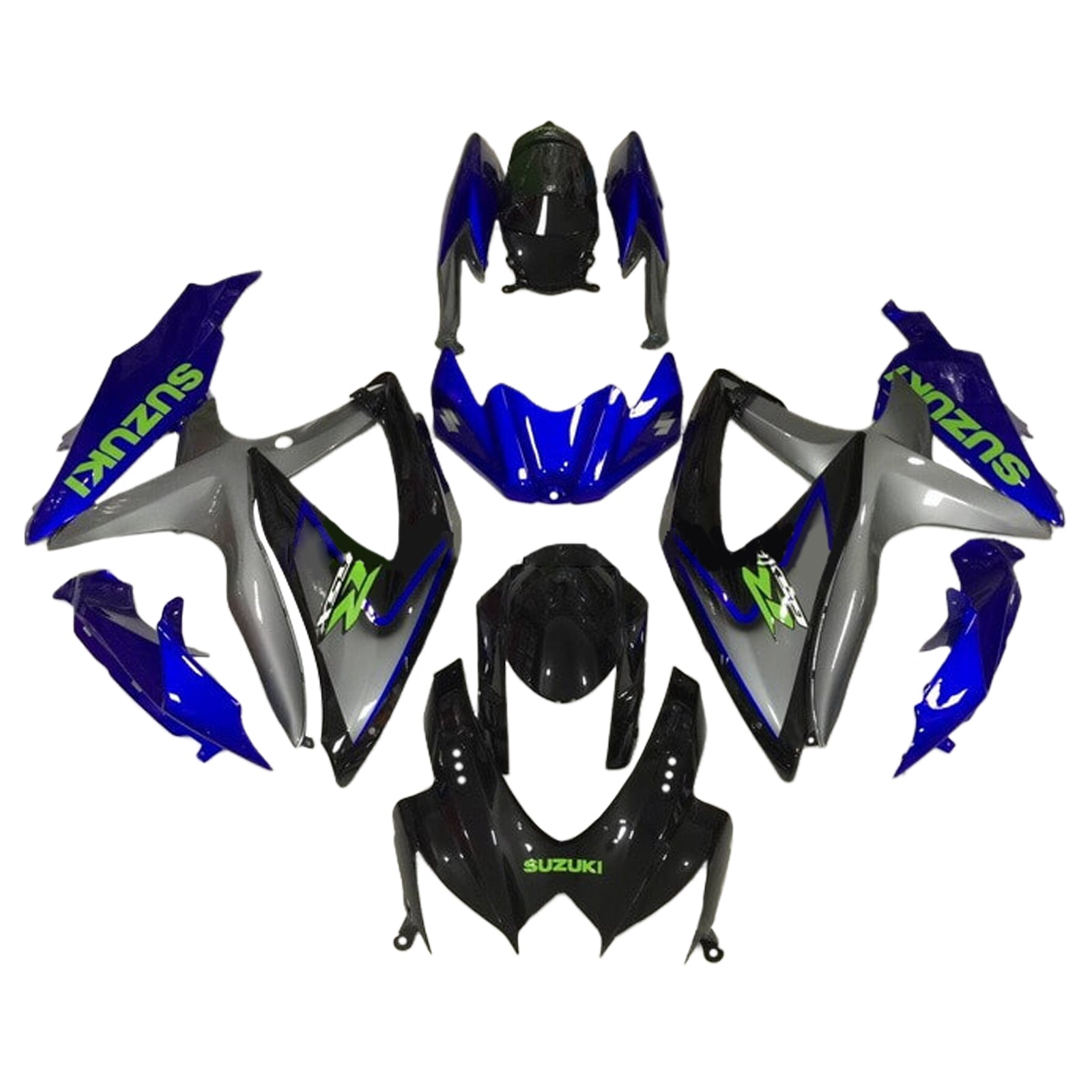 Kit carena iniezione Suzuki GSXR 600/750 K8 2008-2010 Carrozzeria in plastica ABS