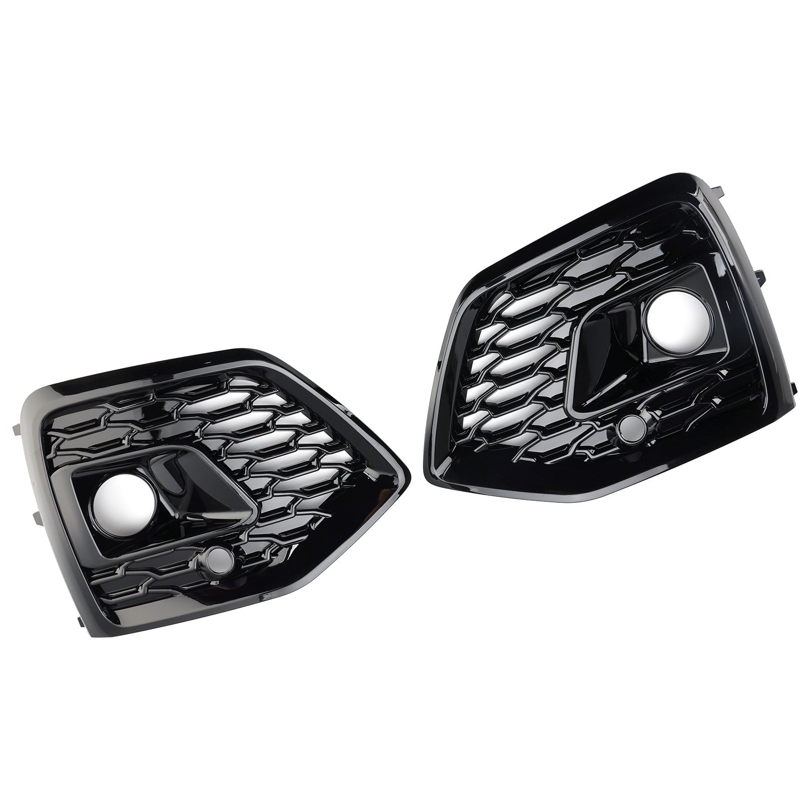 Grille de protection des phares antibrouillard avant noire pour Audi Q5 SQ5 S-Line RSQ5 2021-2025